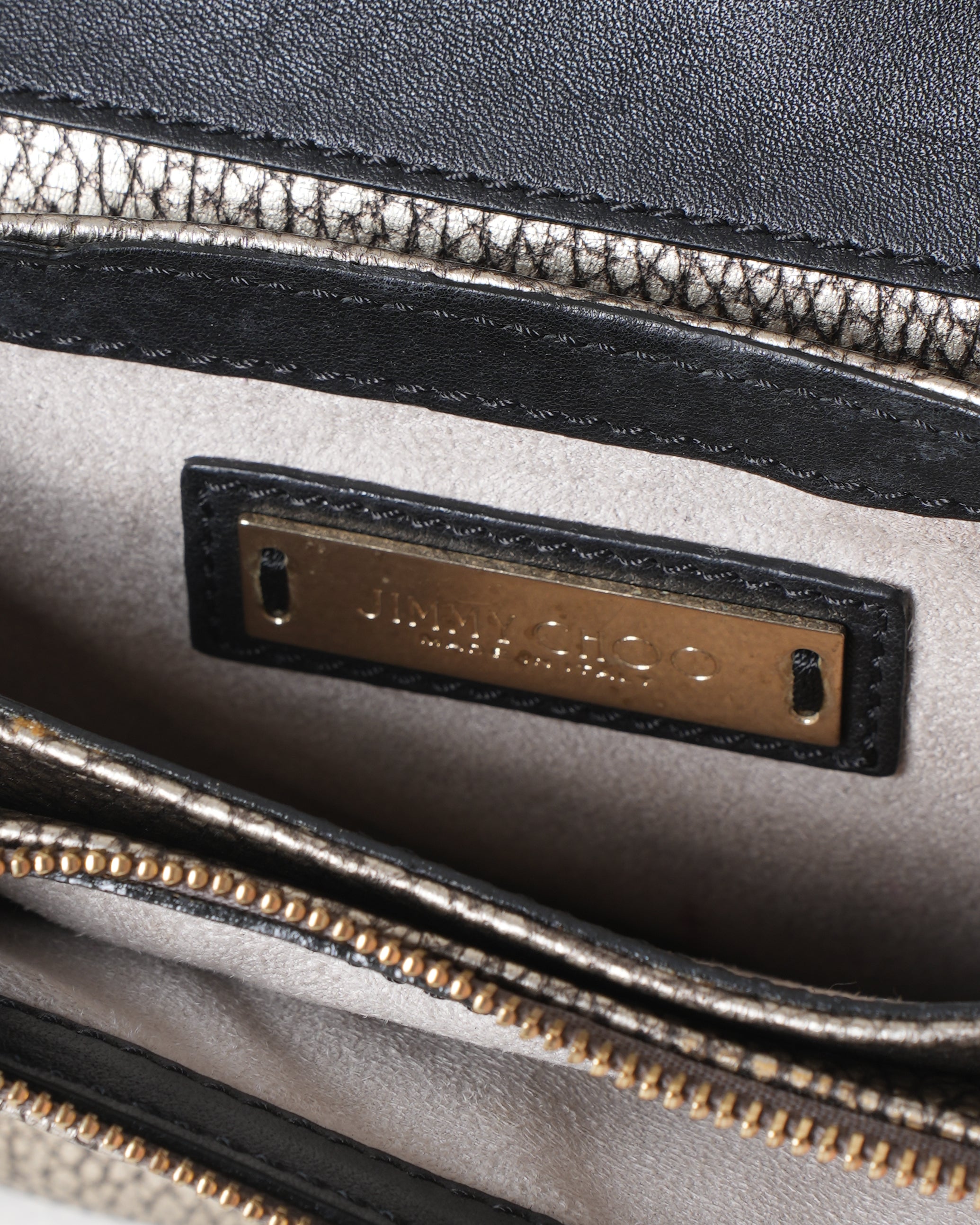 Jimmy Choo Silver Crossbody Bag