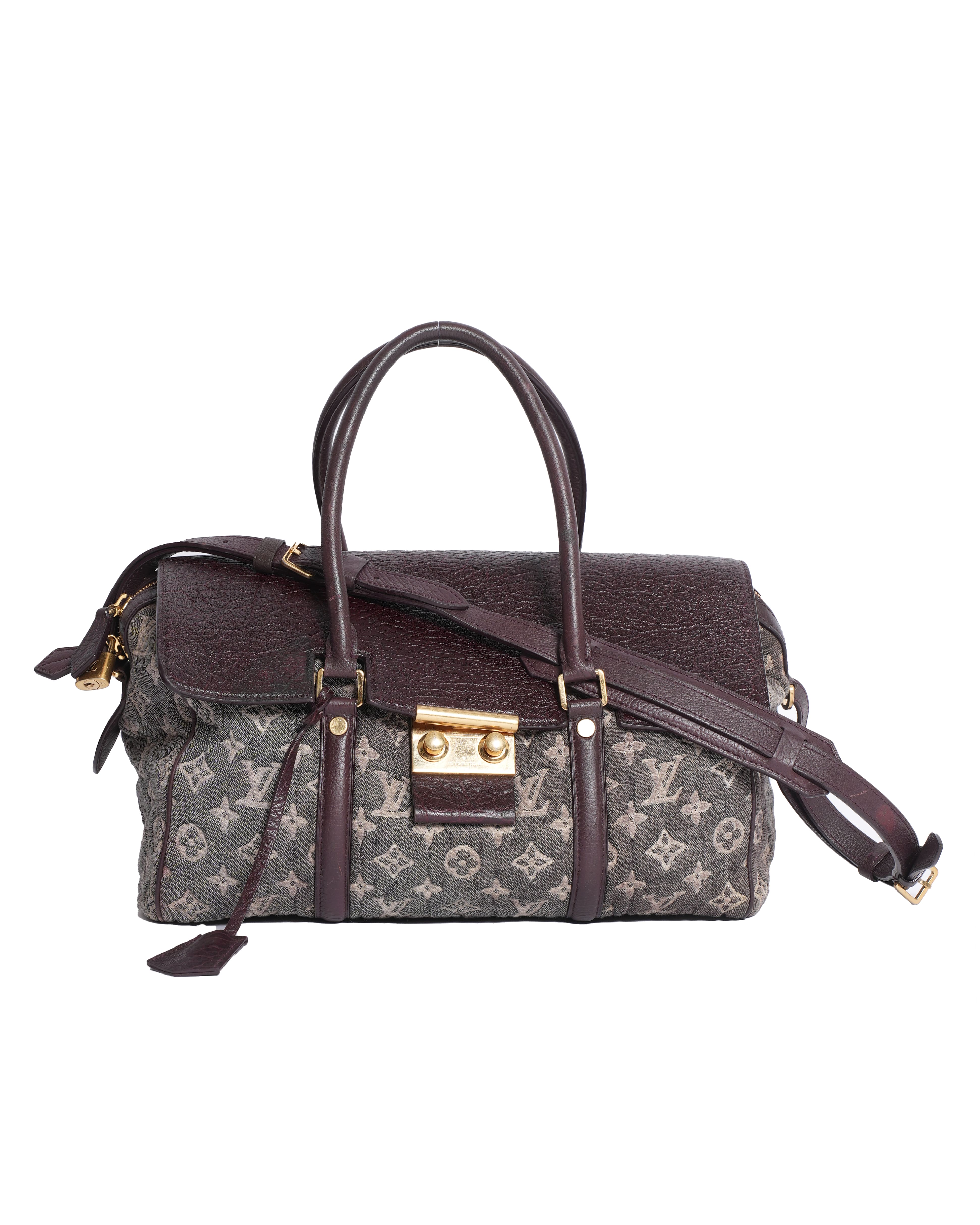 Louis Vuitton Limited Edition Grey Monogram Volupté Bag