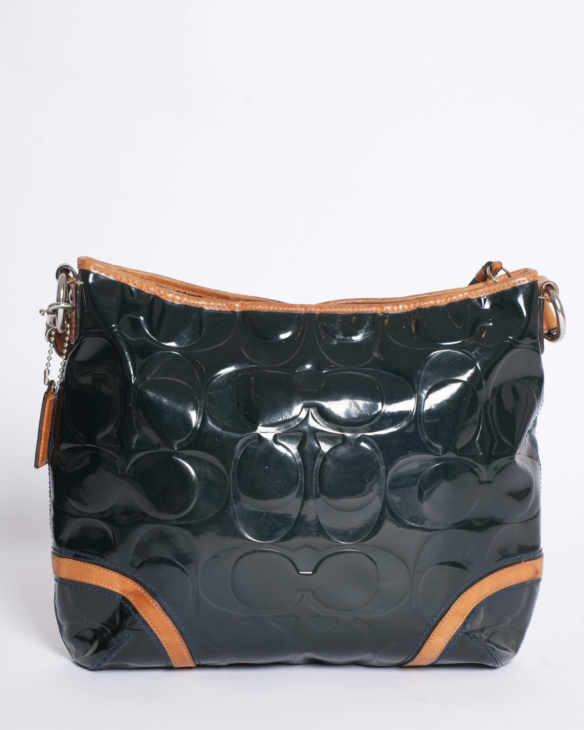Coach Peyton Patent Monogram Crossbody Bag