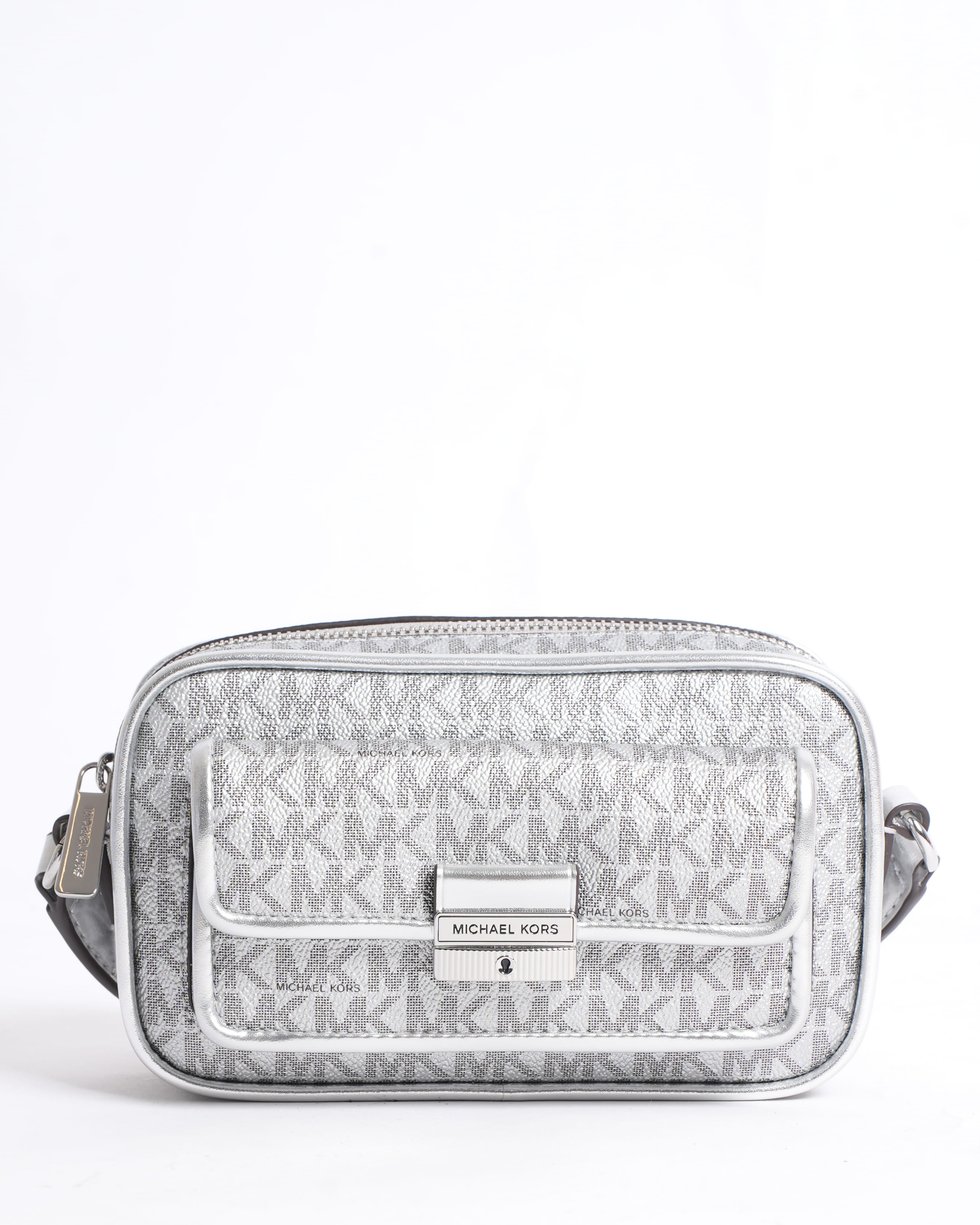 New Michael kors signature logo bradshaw crossbody