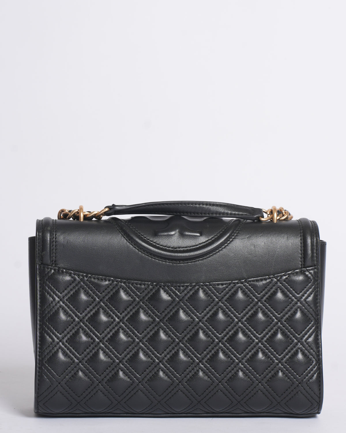 Tory Burch Fleming Convertible Shoulder Bag In Black