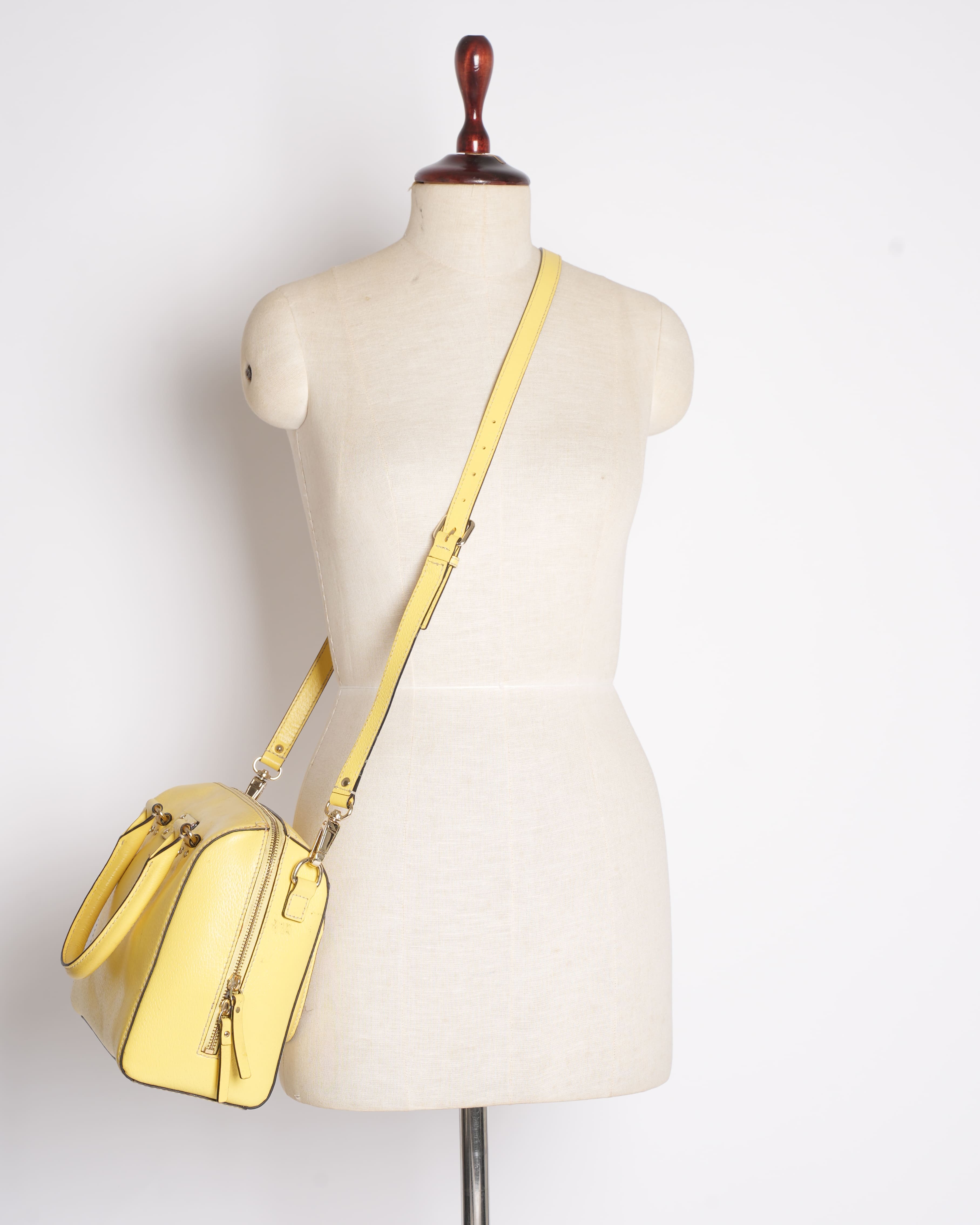 Kate Spade Yellow Alessa Wellesley Bag
