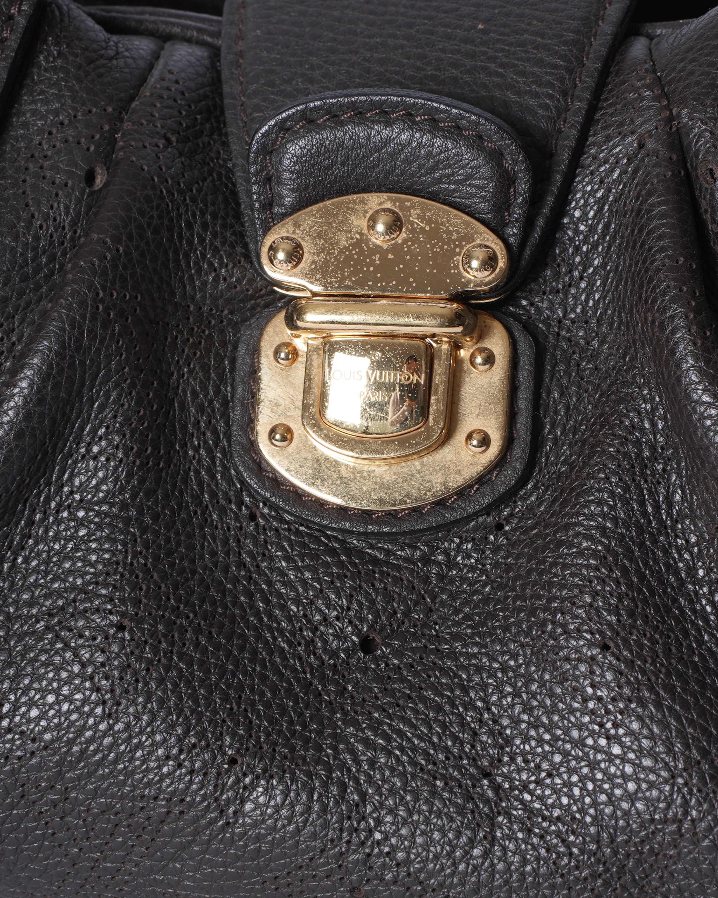 LV Mahina Babylone Dark Brown Shoulder Bag