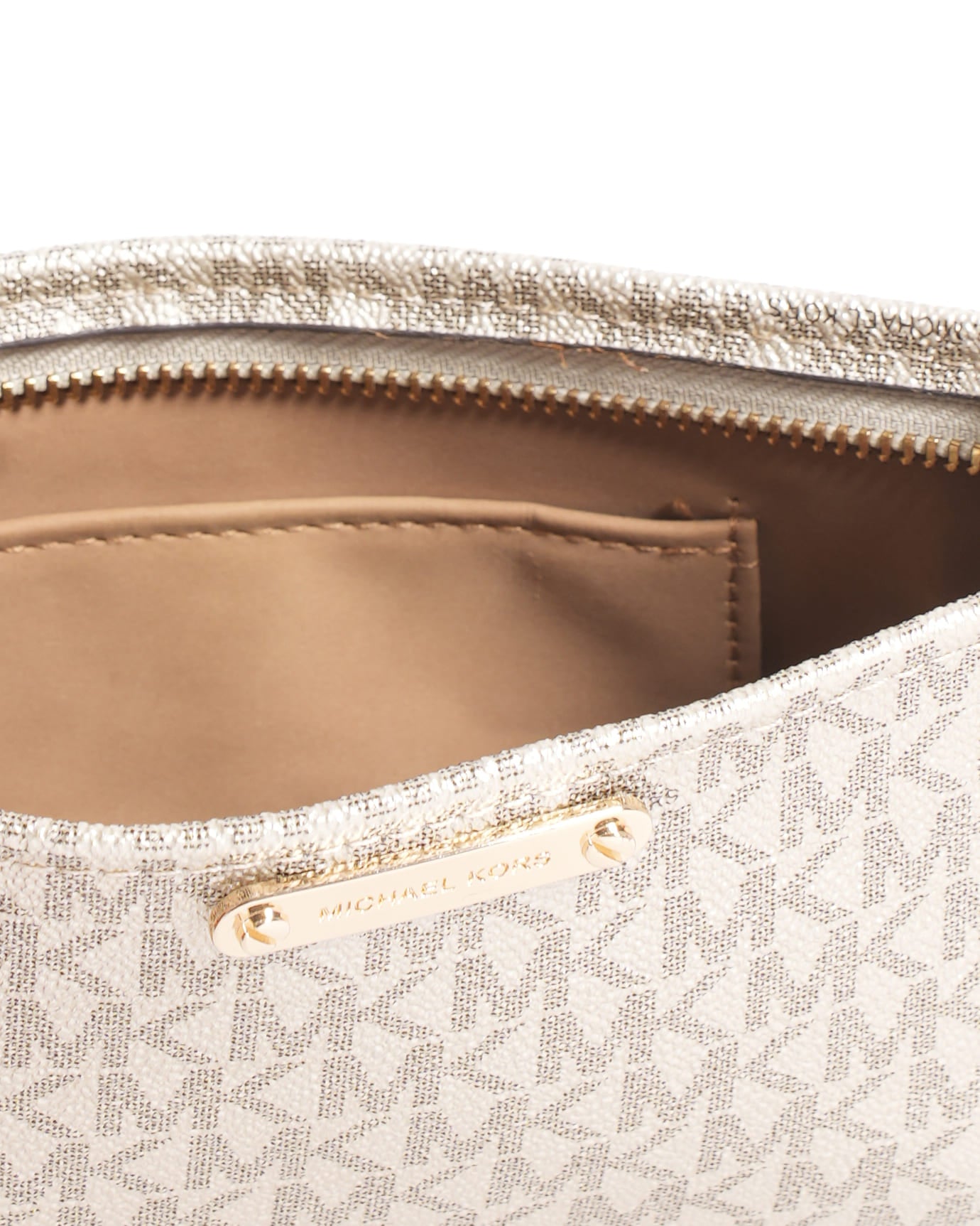 Michael kors jet set signature belt strap bag