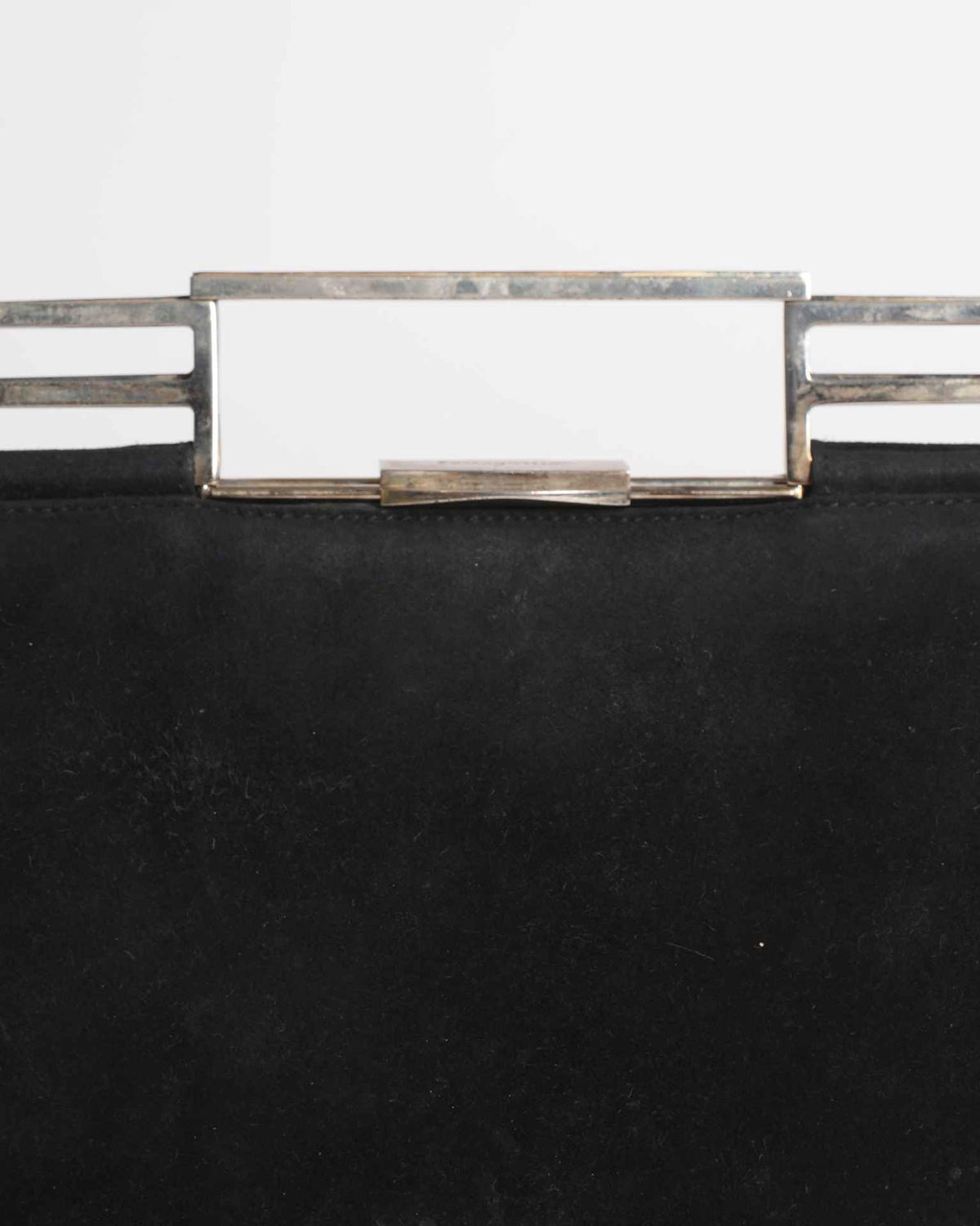 Salvatore Ferragamo Black Clutch