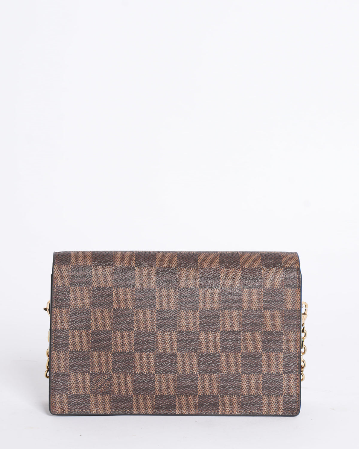 Louis Vuitton Vavin Chain Wallet in Damier Ebene Canvas