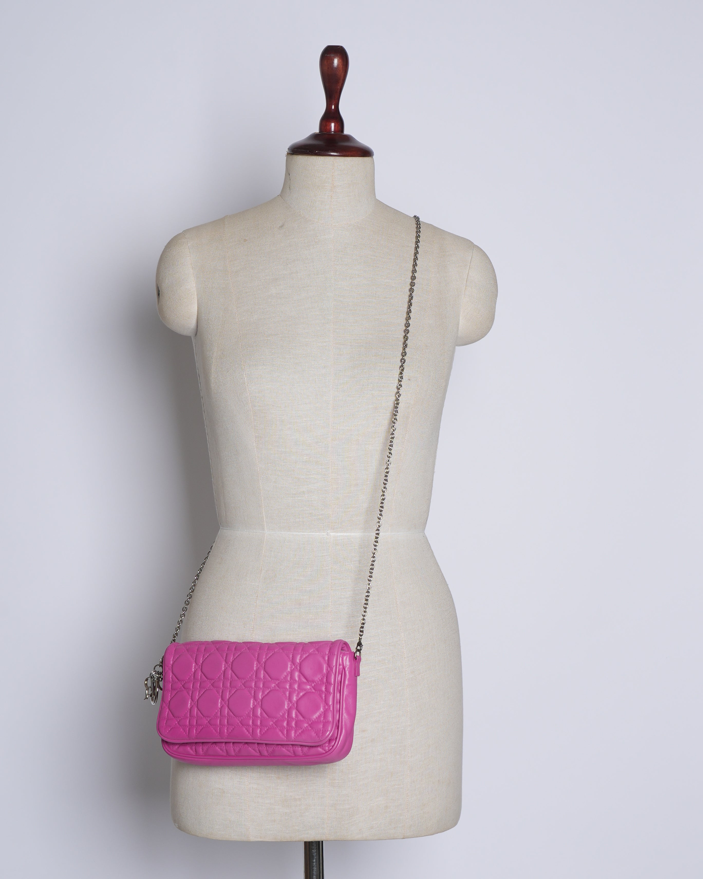 Dior pink crossbody bag