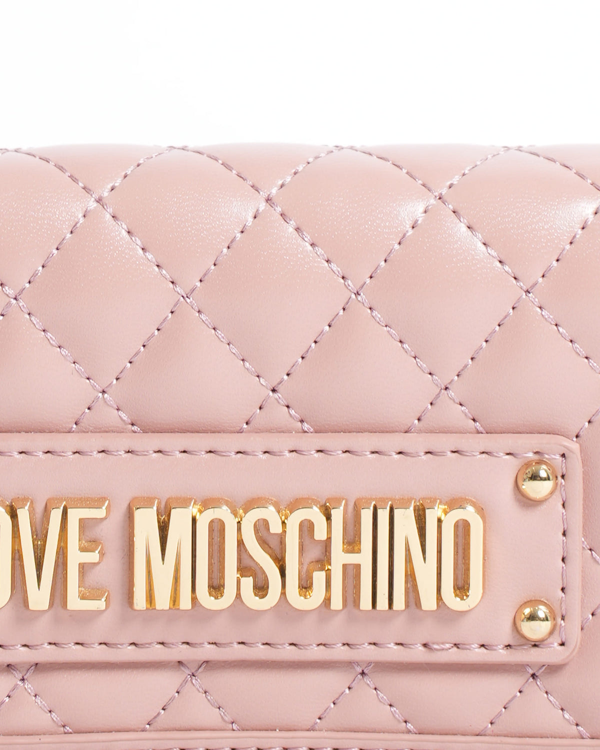 Love moschino pink quilted crossbody bag