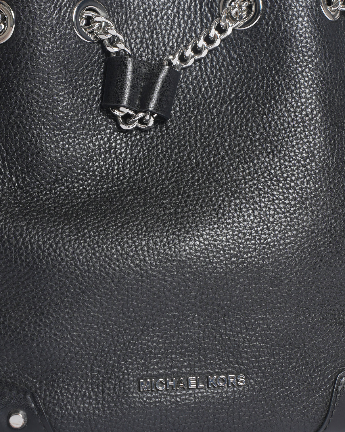 Michael Kors Alanis Black Bucket Bag
