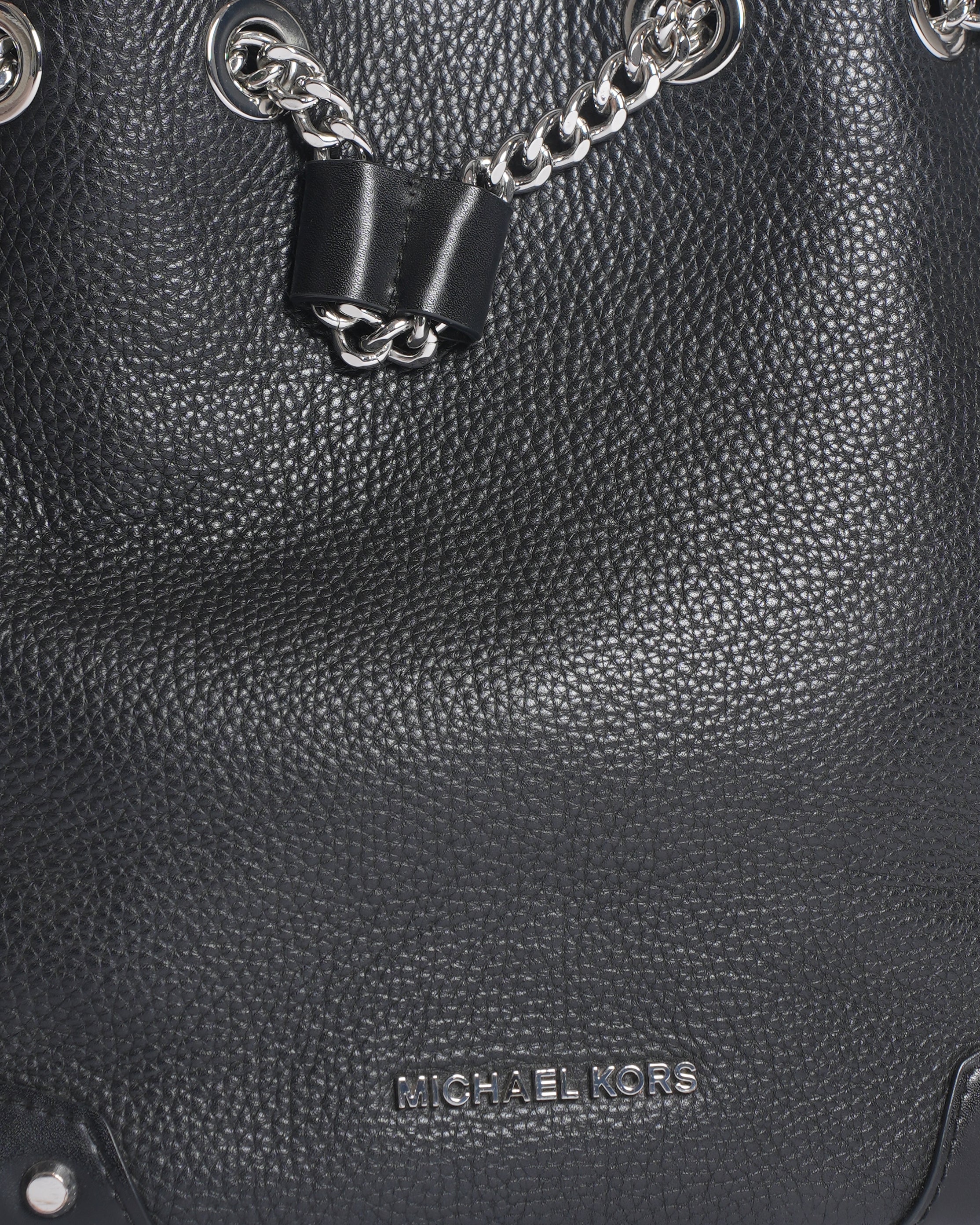 Michael Kors Alanis Black Bucket Bag