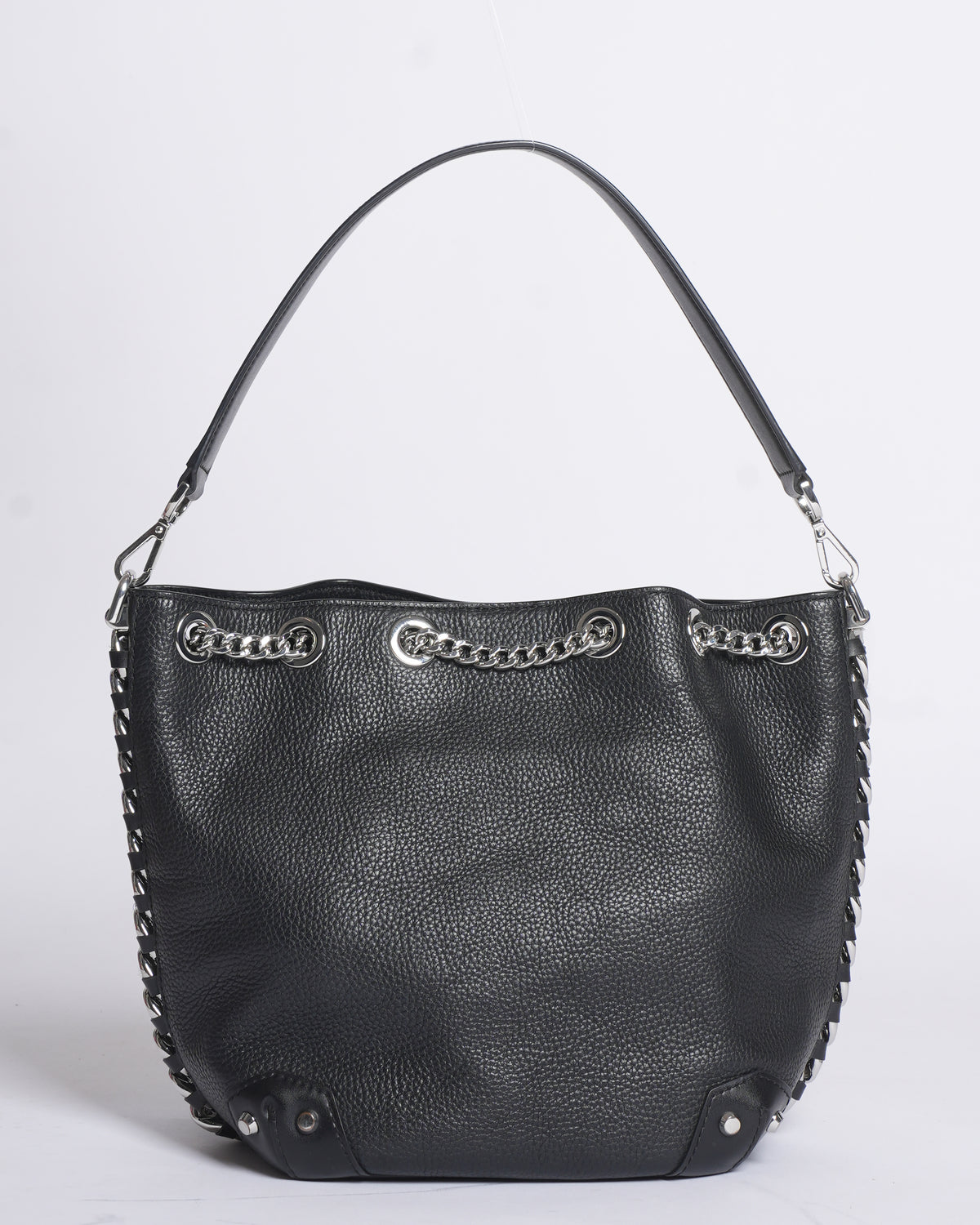 Michael Kors Alanis Black Bucket Bag