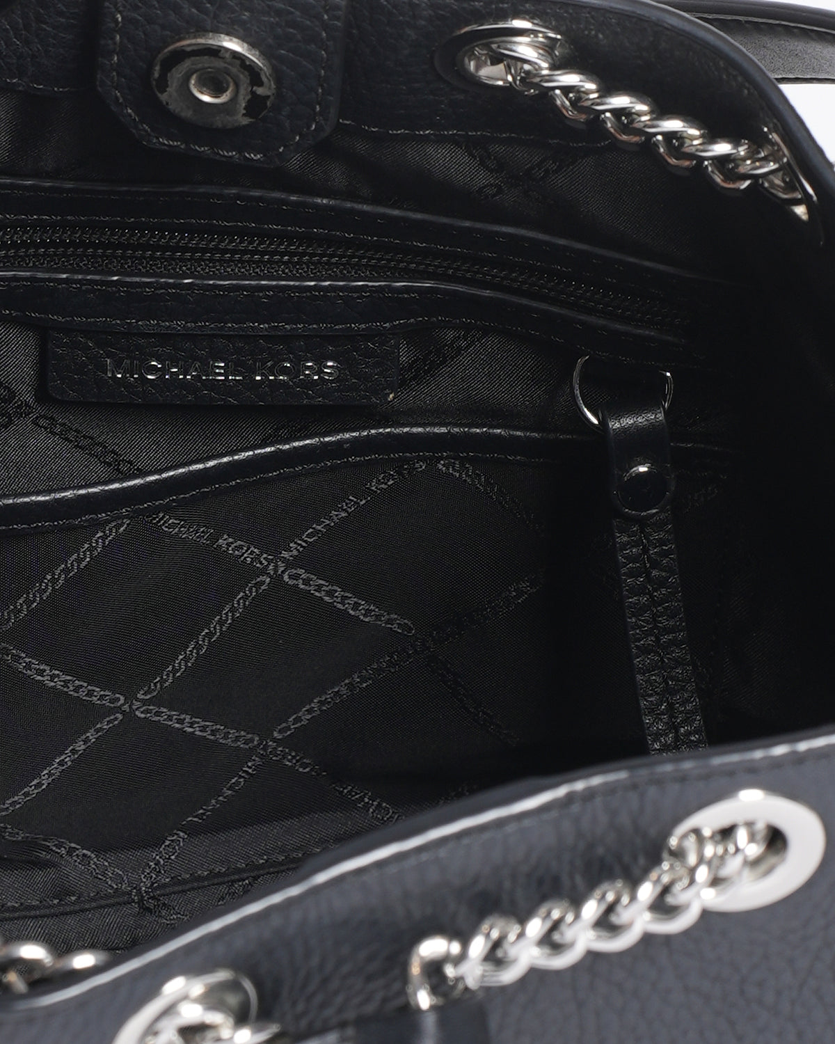Michael Kors Alanis Black Bucket Bag
