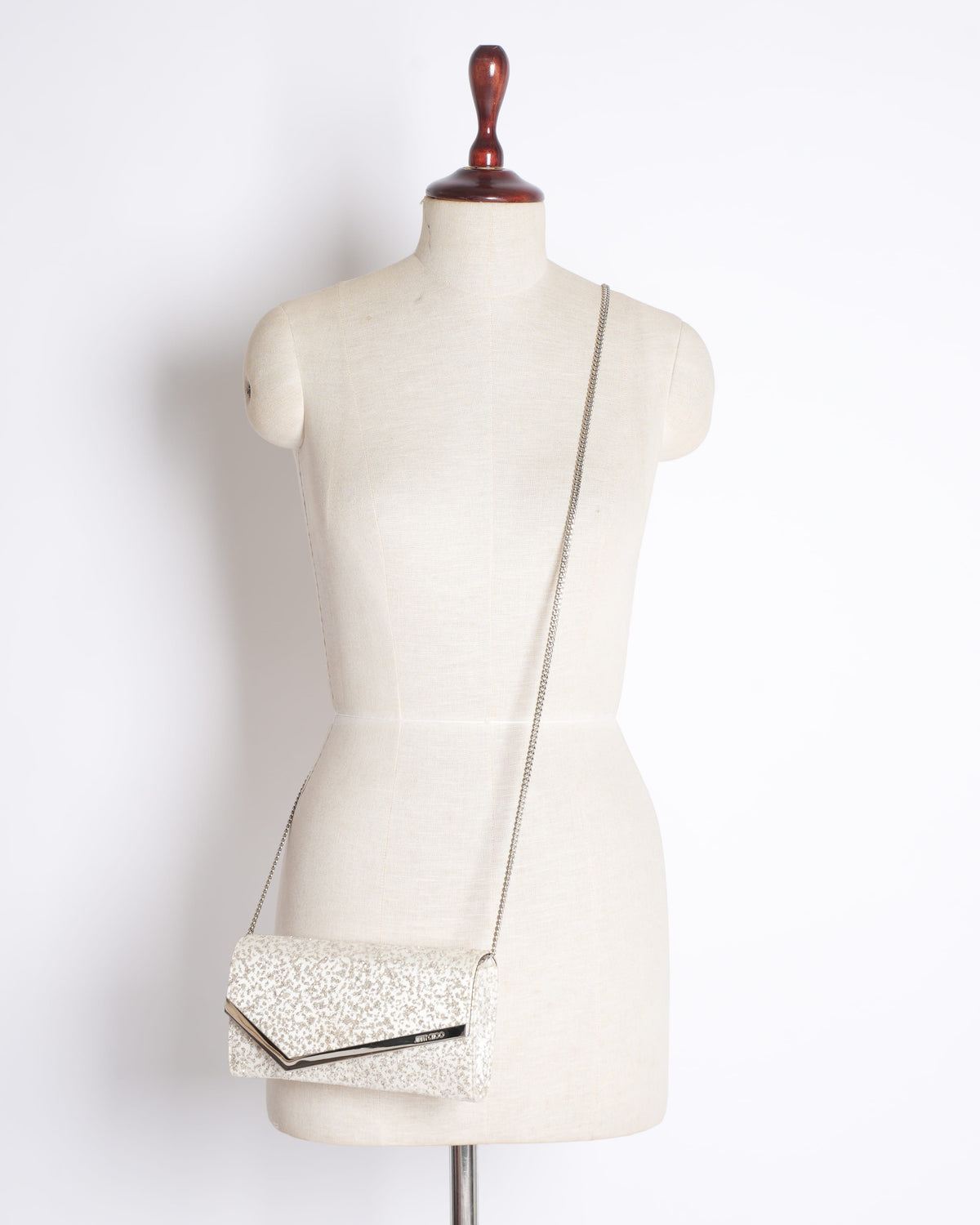 New Jimmy Choo Emmie Clutch with Shoulder Strap