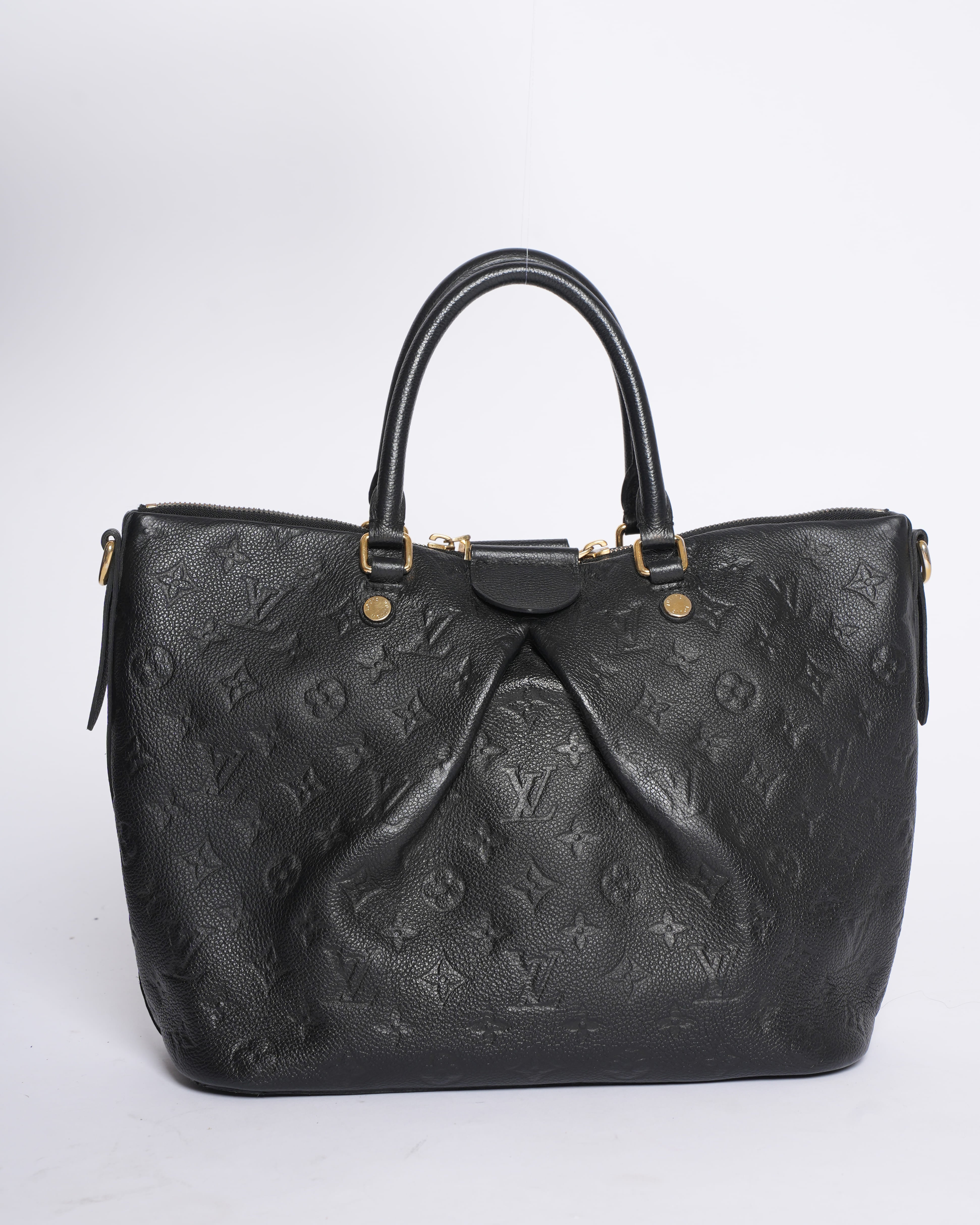 Louis Vuitton Black Empreinte Leather Mazarine Bag
