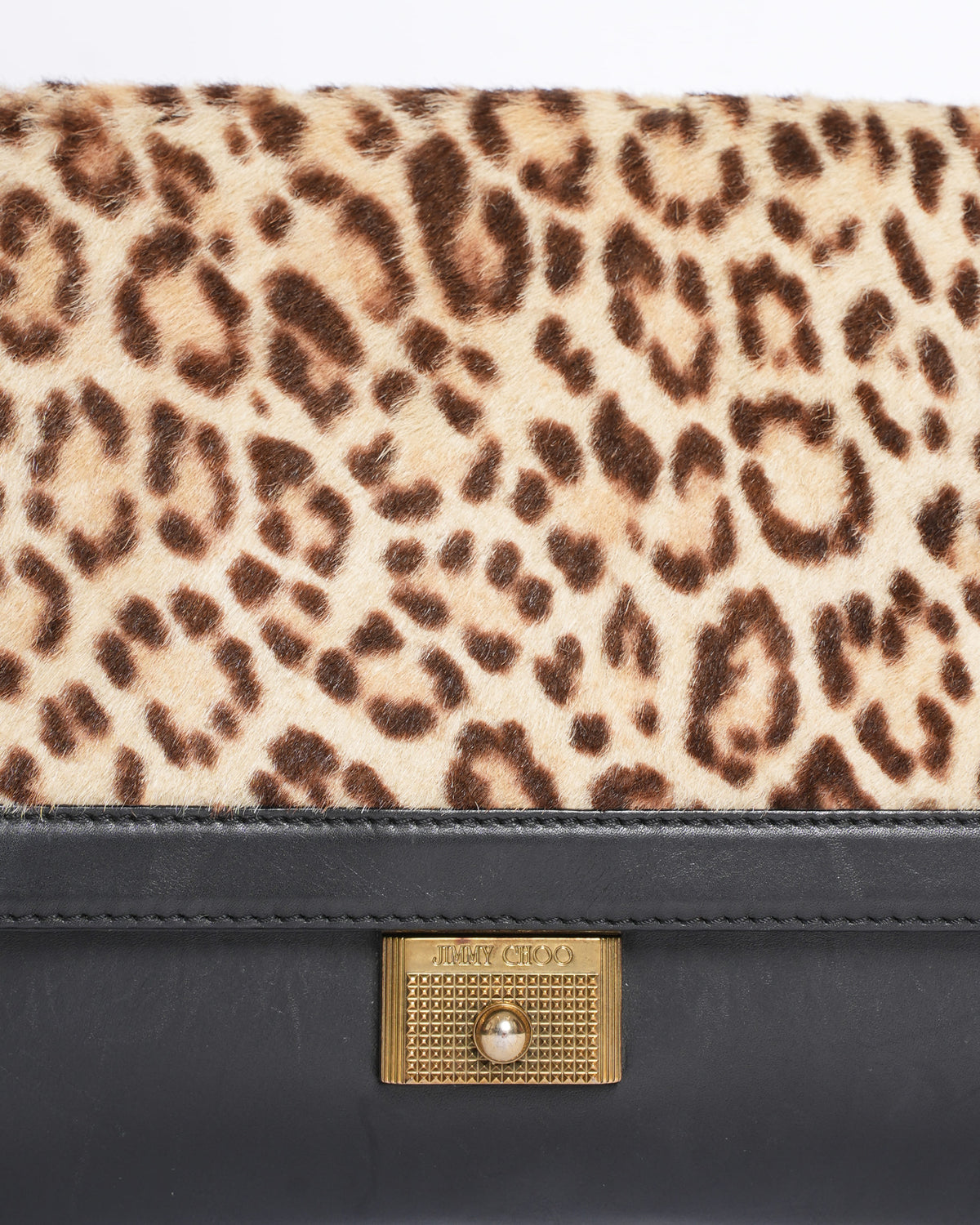 Jimmy Choo Leopard Print Shoulder Bag
