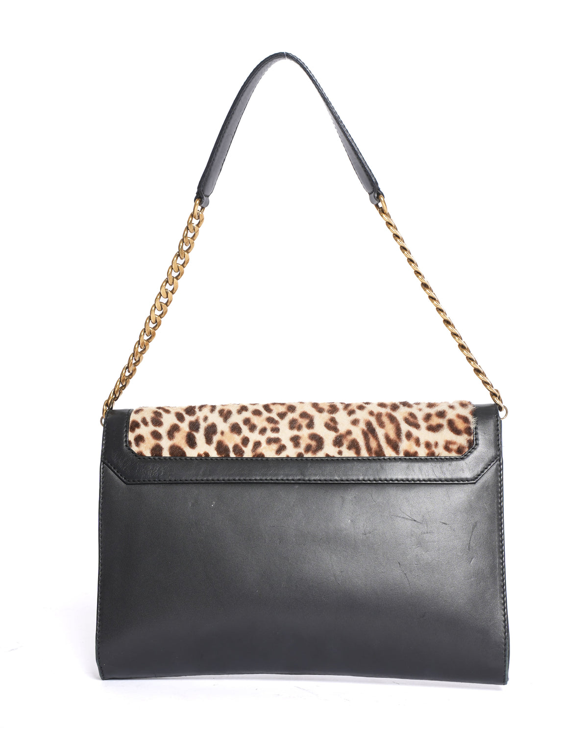 Jimmy Choo Leopard Print Shoulder Bag