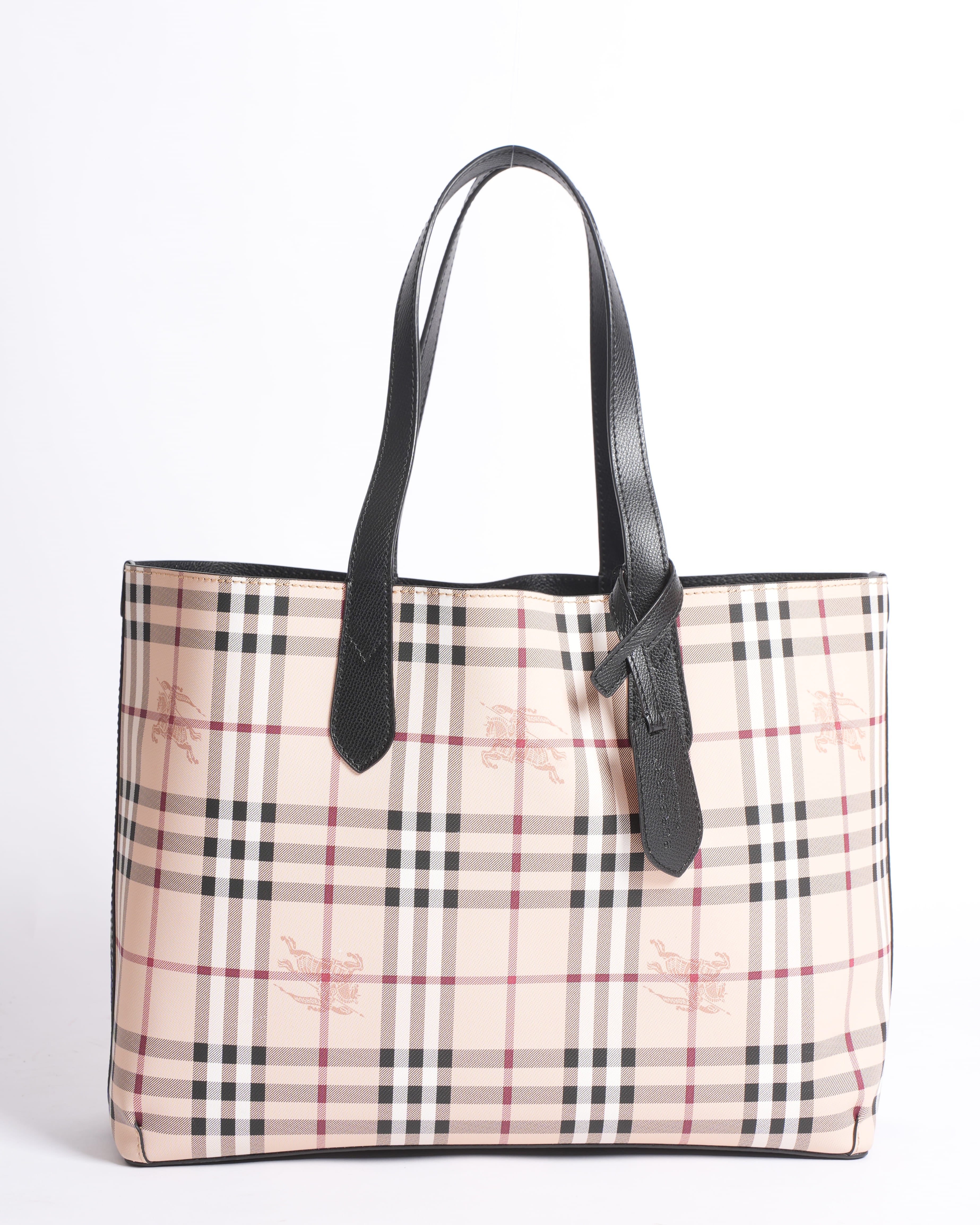 New Burberry Salisbury Haymarket Leather Handbag