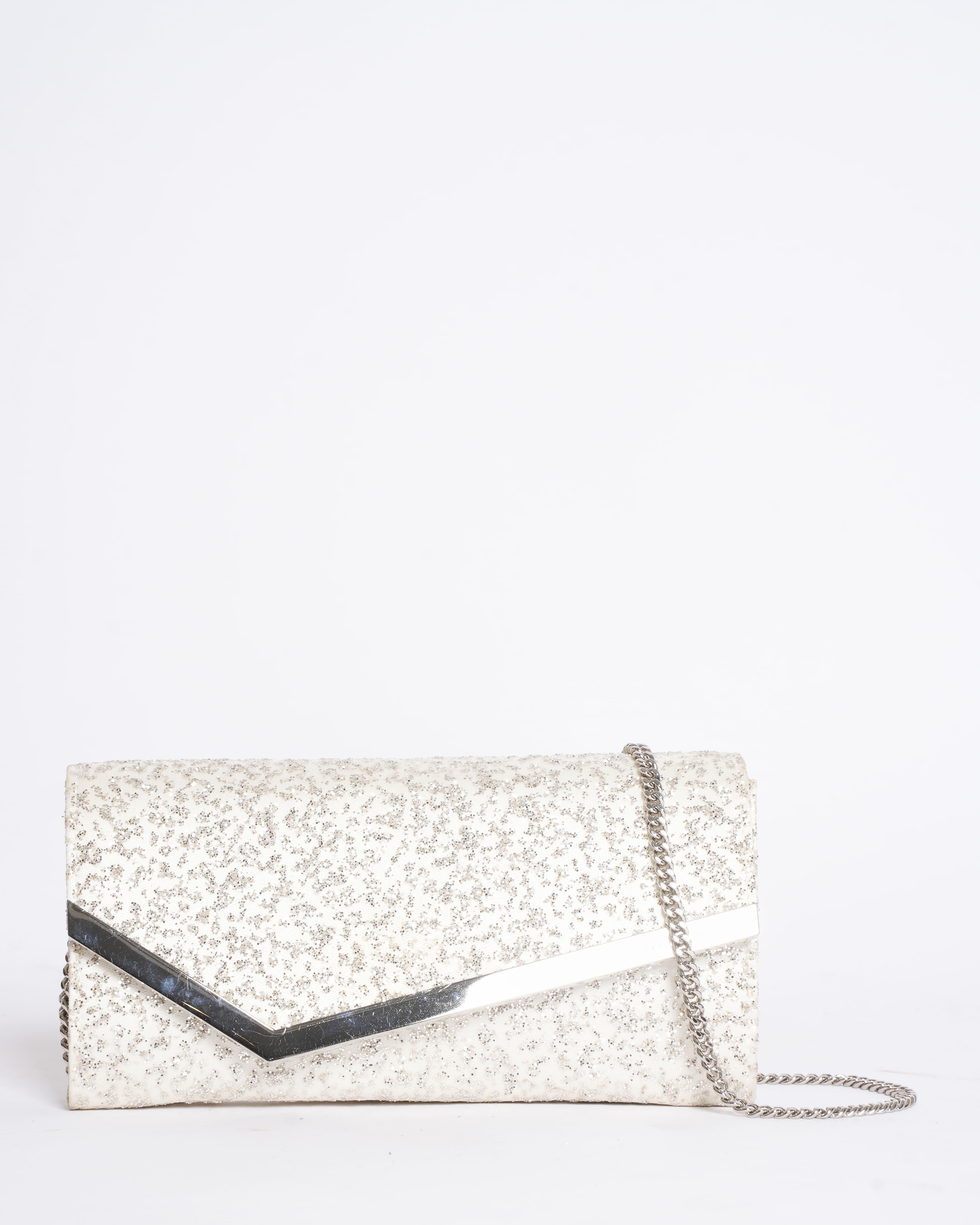 New Jimmy Choo Emmie Clutch with Shoulder Strap