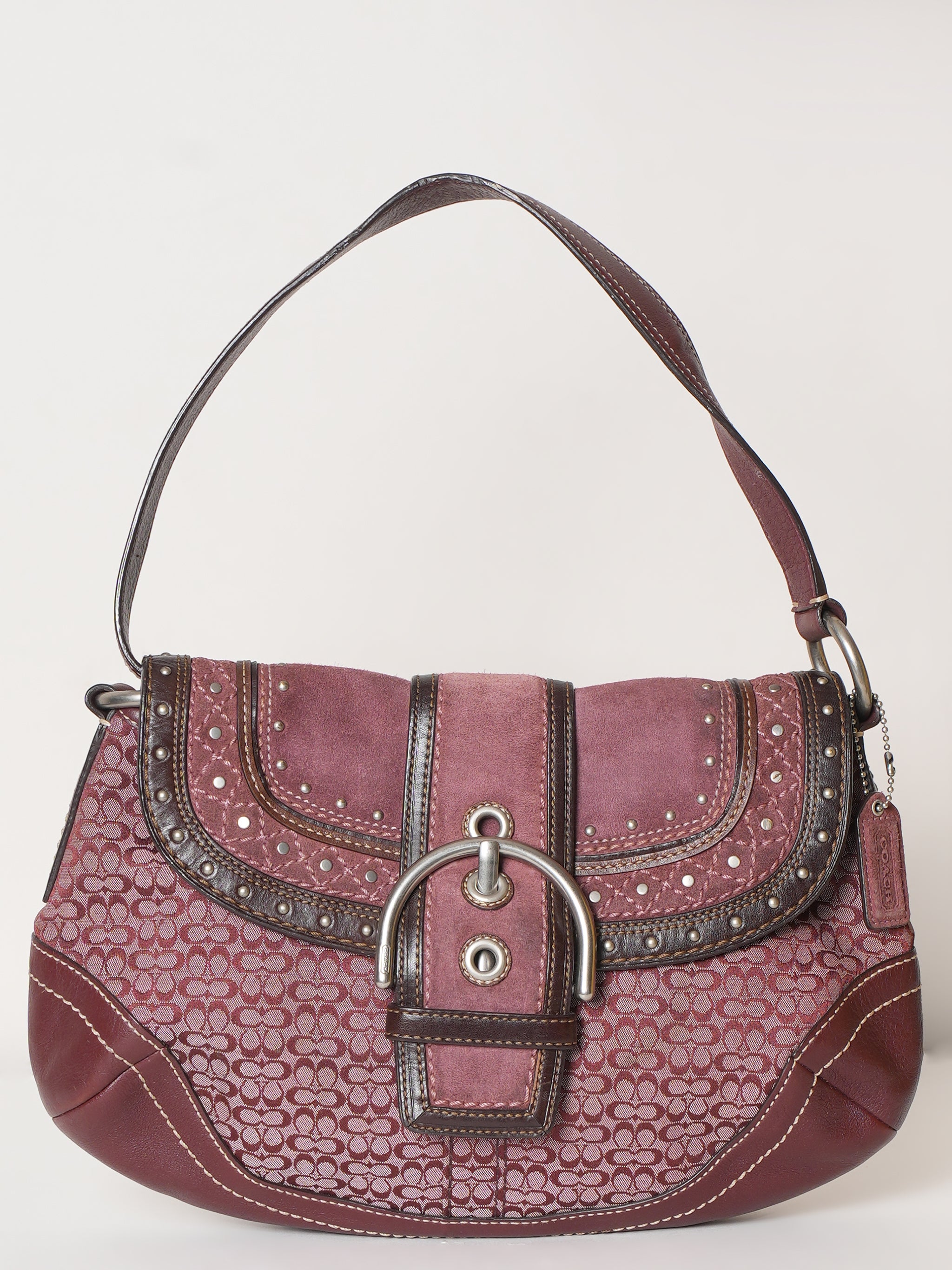 Coach Burgundy Bordeaux Soho Bag