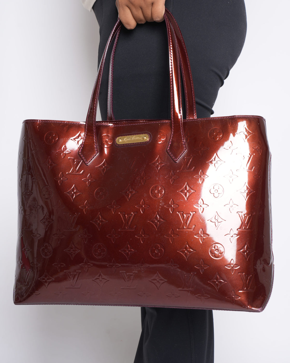 Louis Vuitton Monogram Maroon Tote Bag