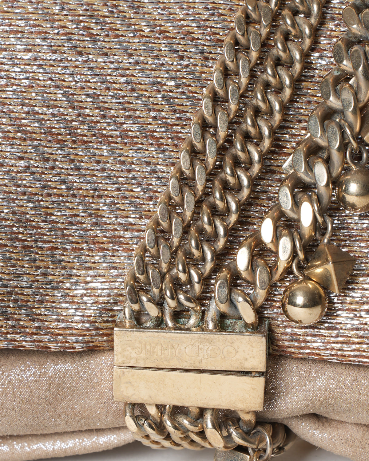Jimmy Choo Beige Clutch