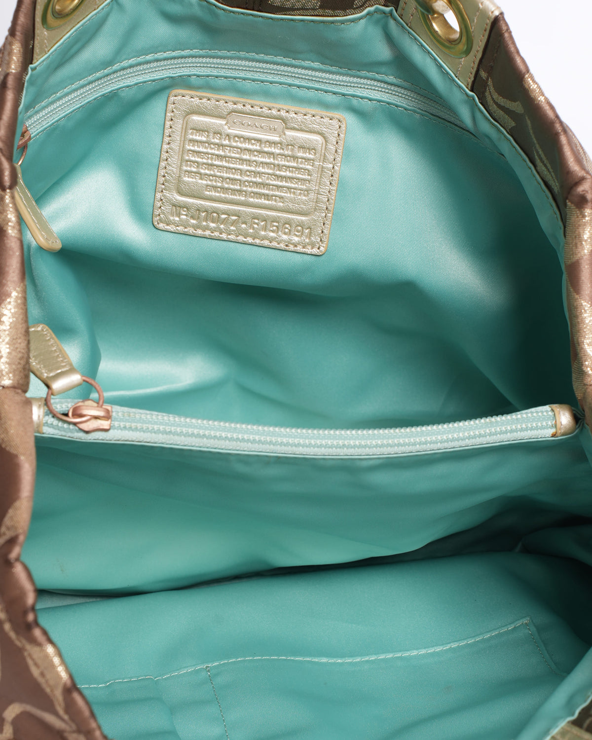 Coach Hampton Signature C Logo Handbag