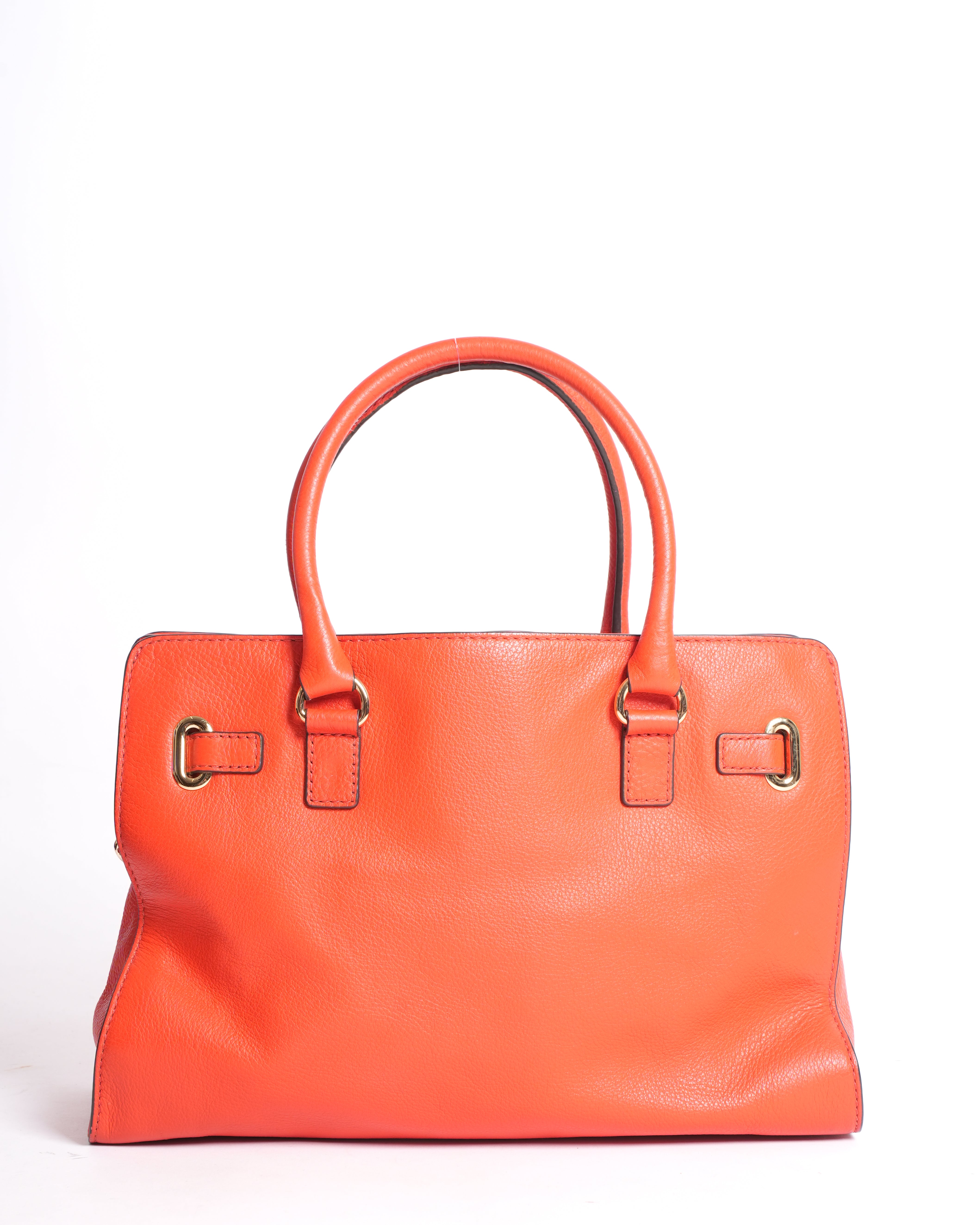 Michael kors hamilton east west orange bag