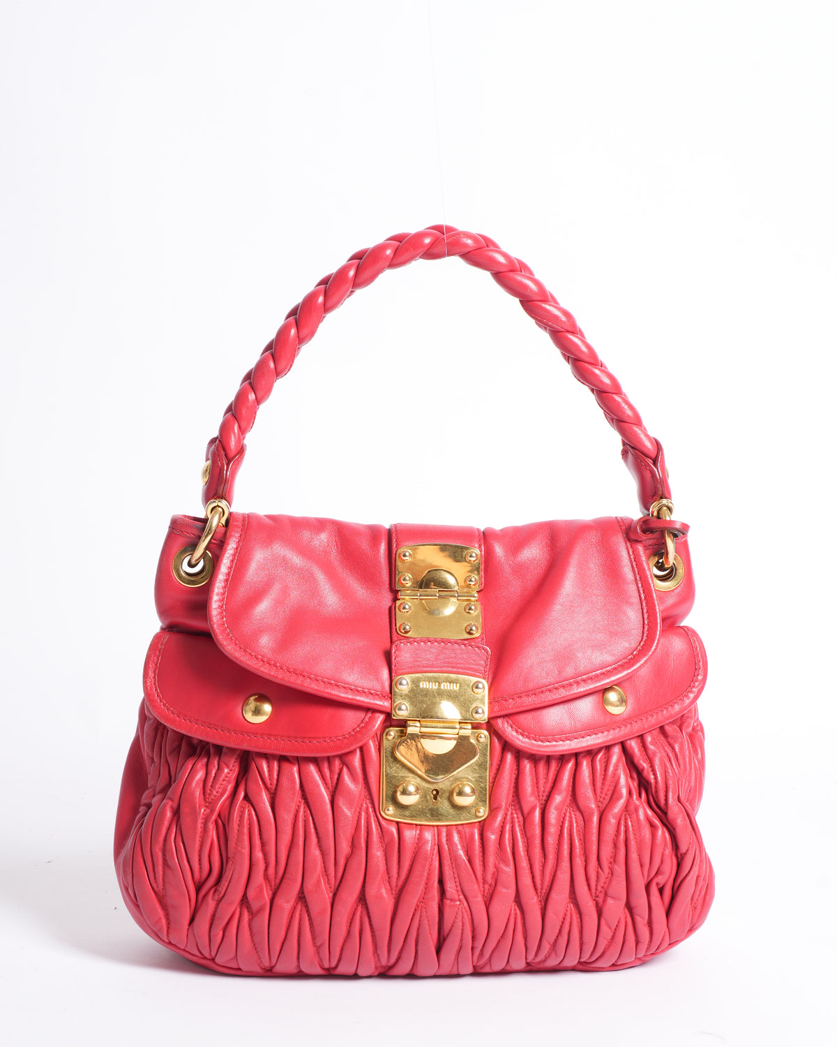 Miu Miu Coffer leather bag