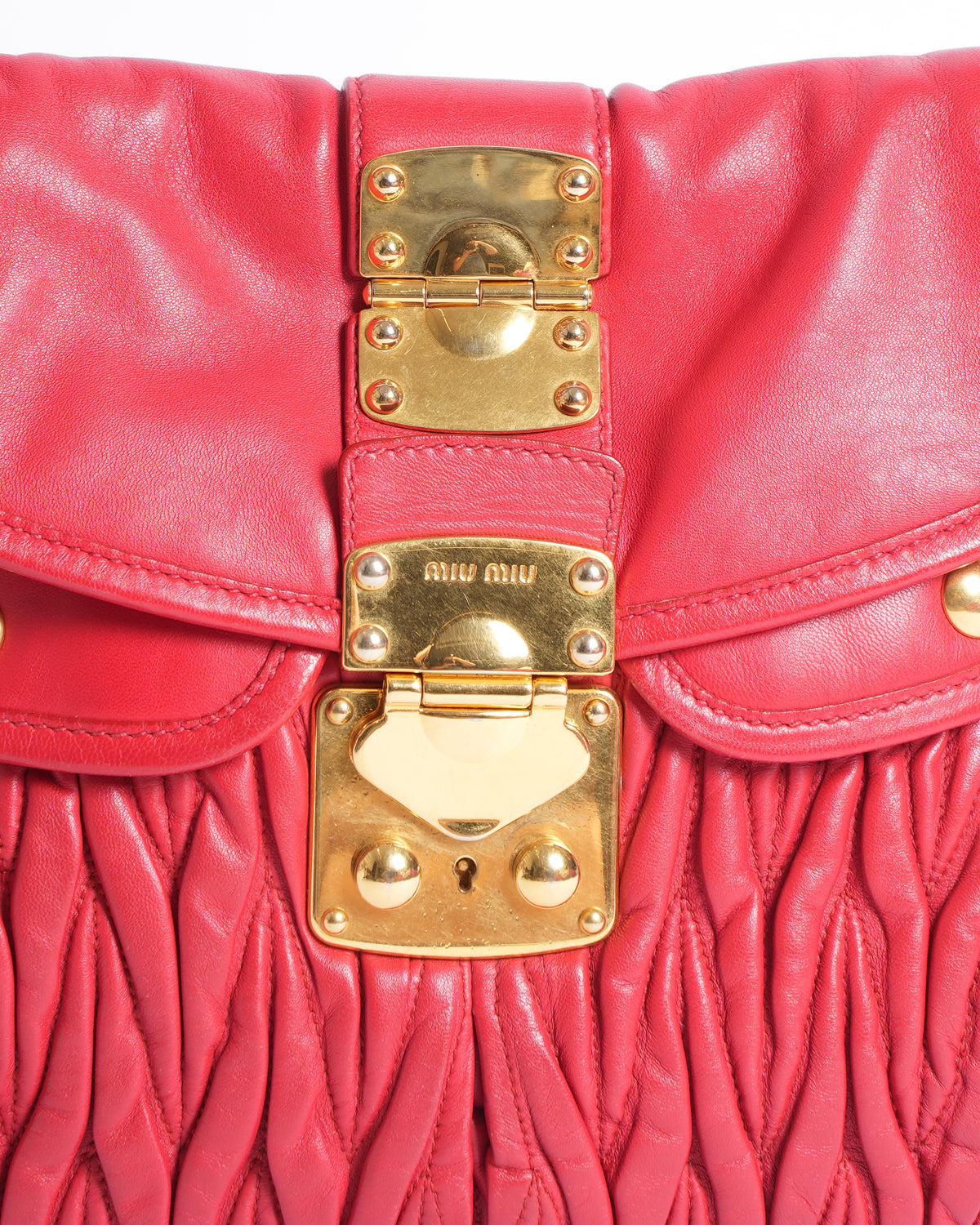 Miu Miu Coffer leather bag