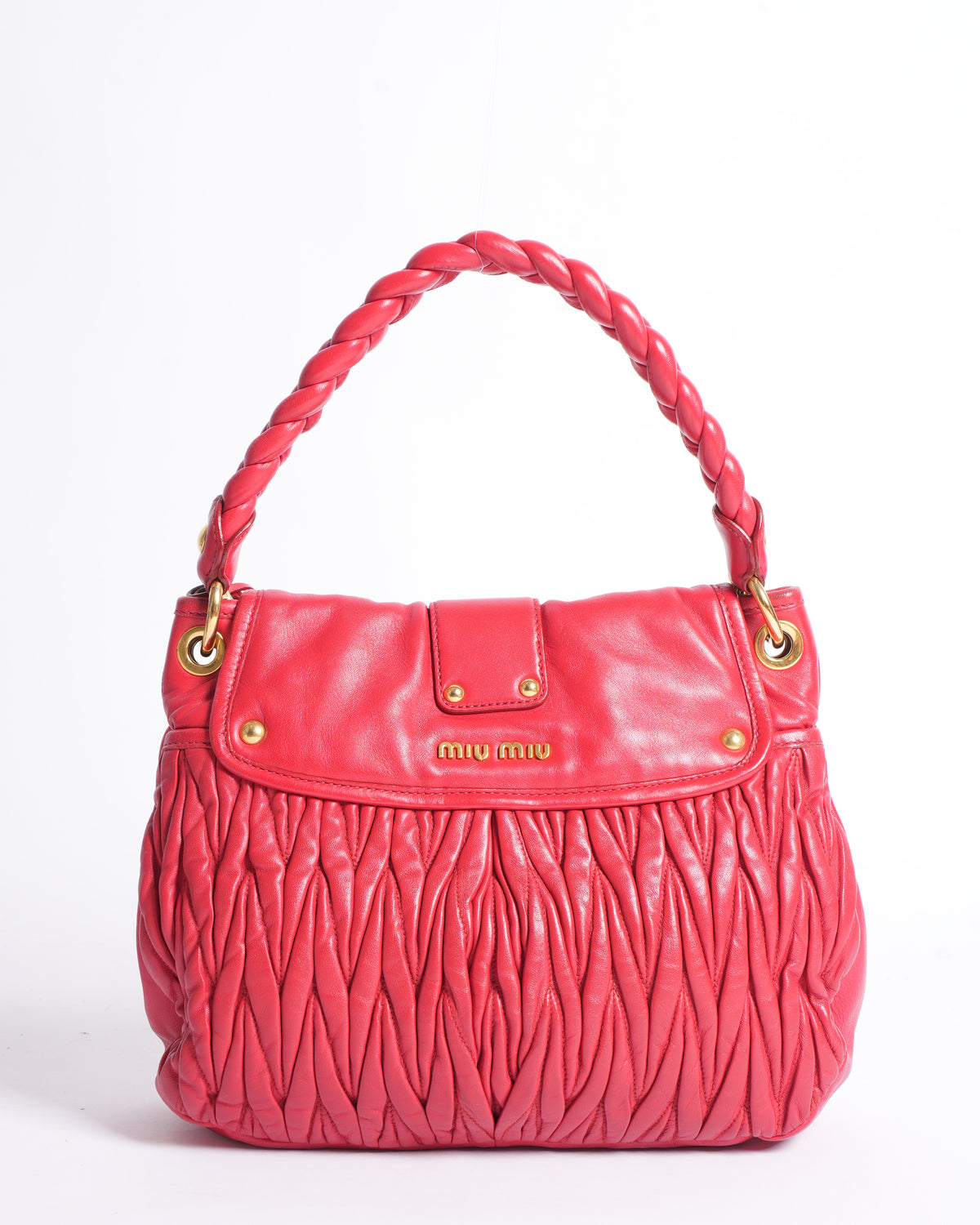 Miu Miu Coffer leather bag