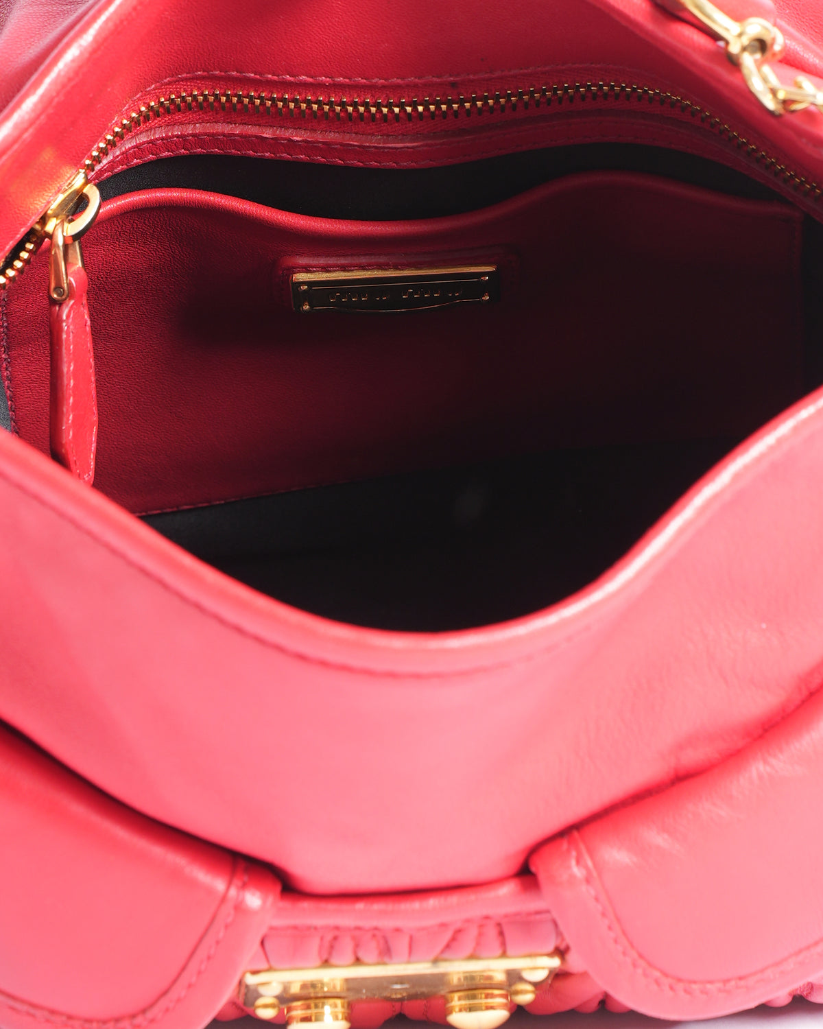 Miu Miu Coffer leather bag