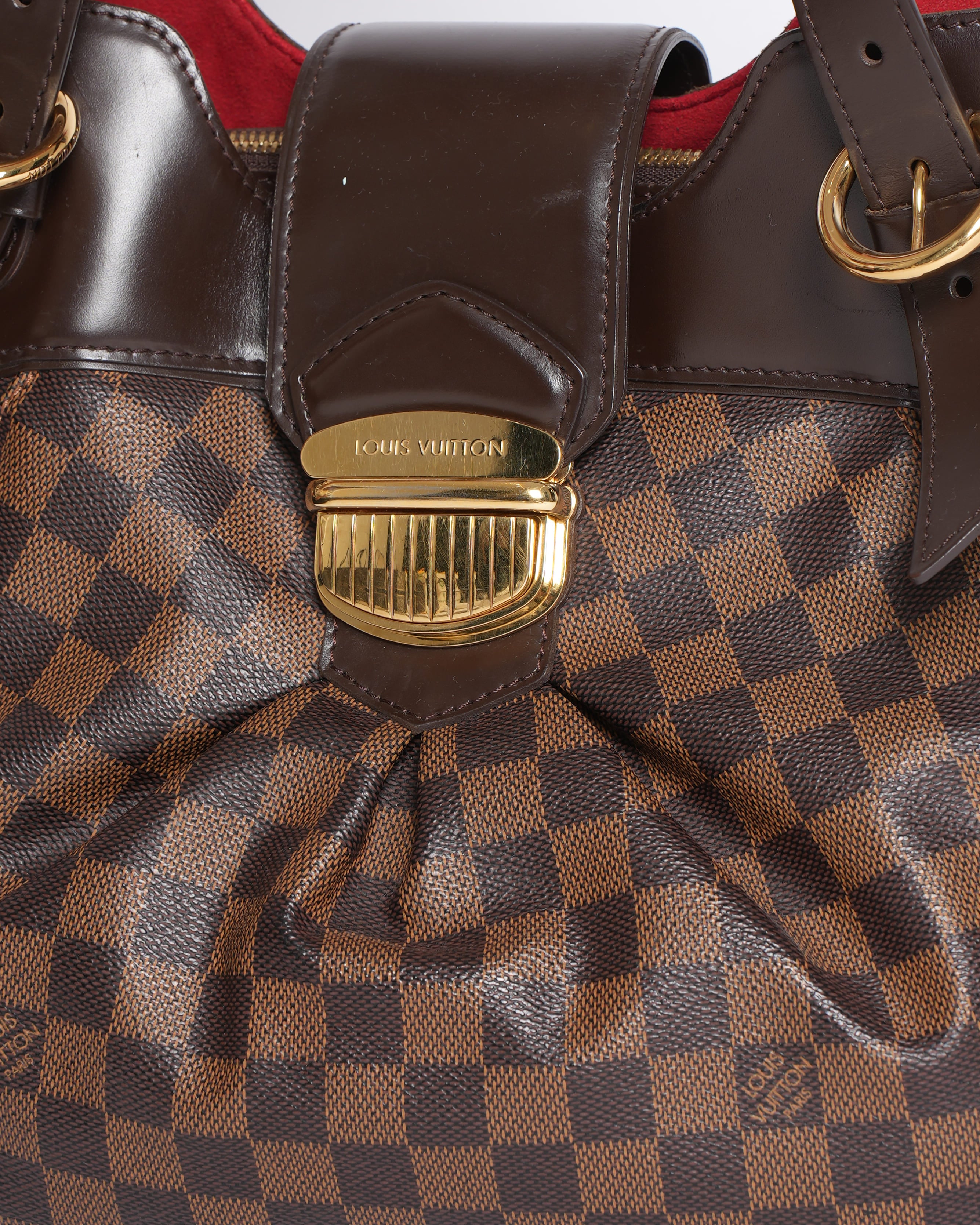 Louis Vuitton Damier Ebene Canvas Sistina Bag