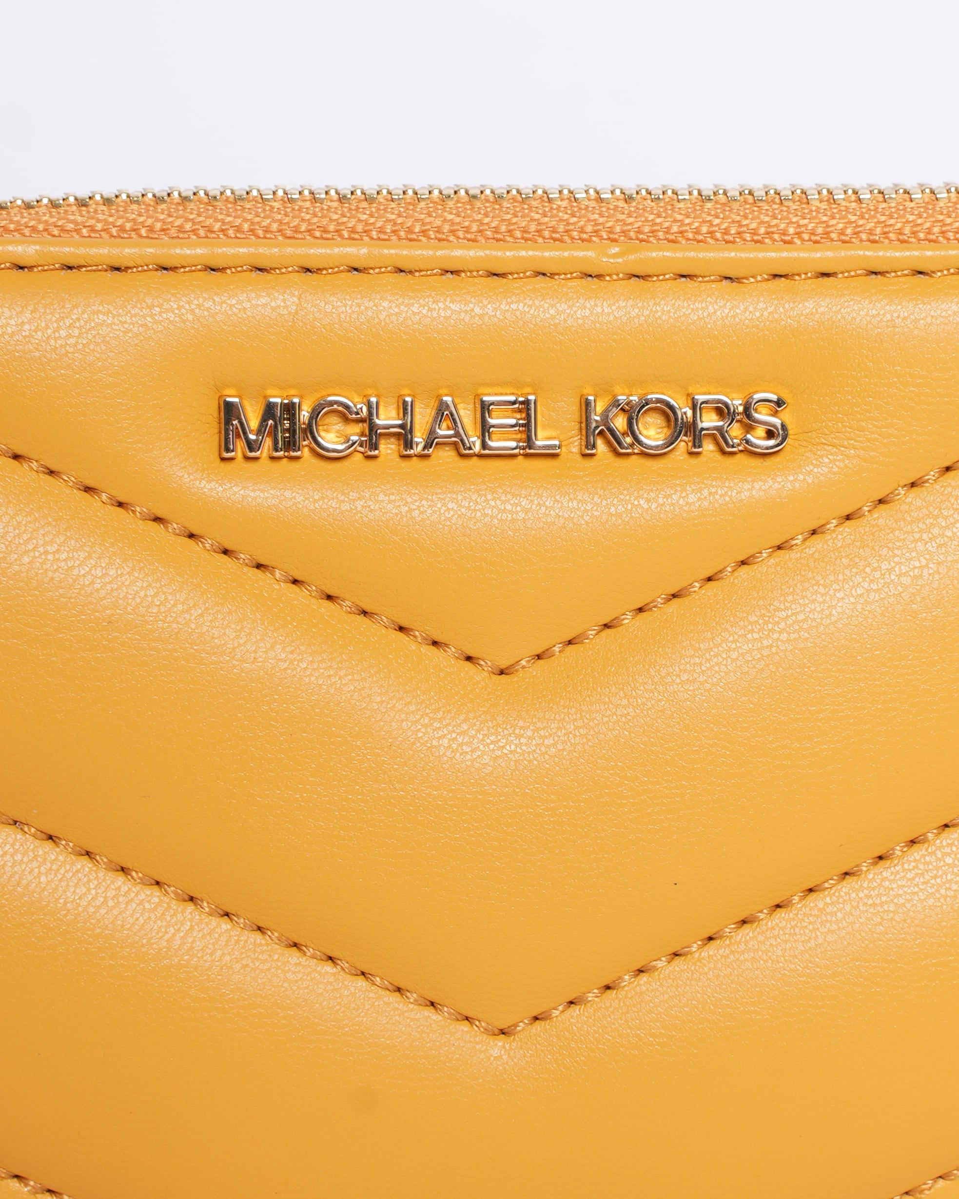 New Michael Kors Coin Pouch in Yellow