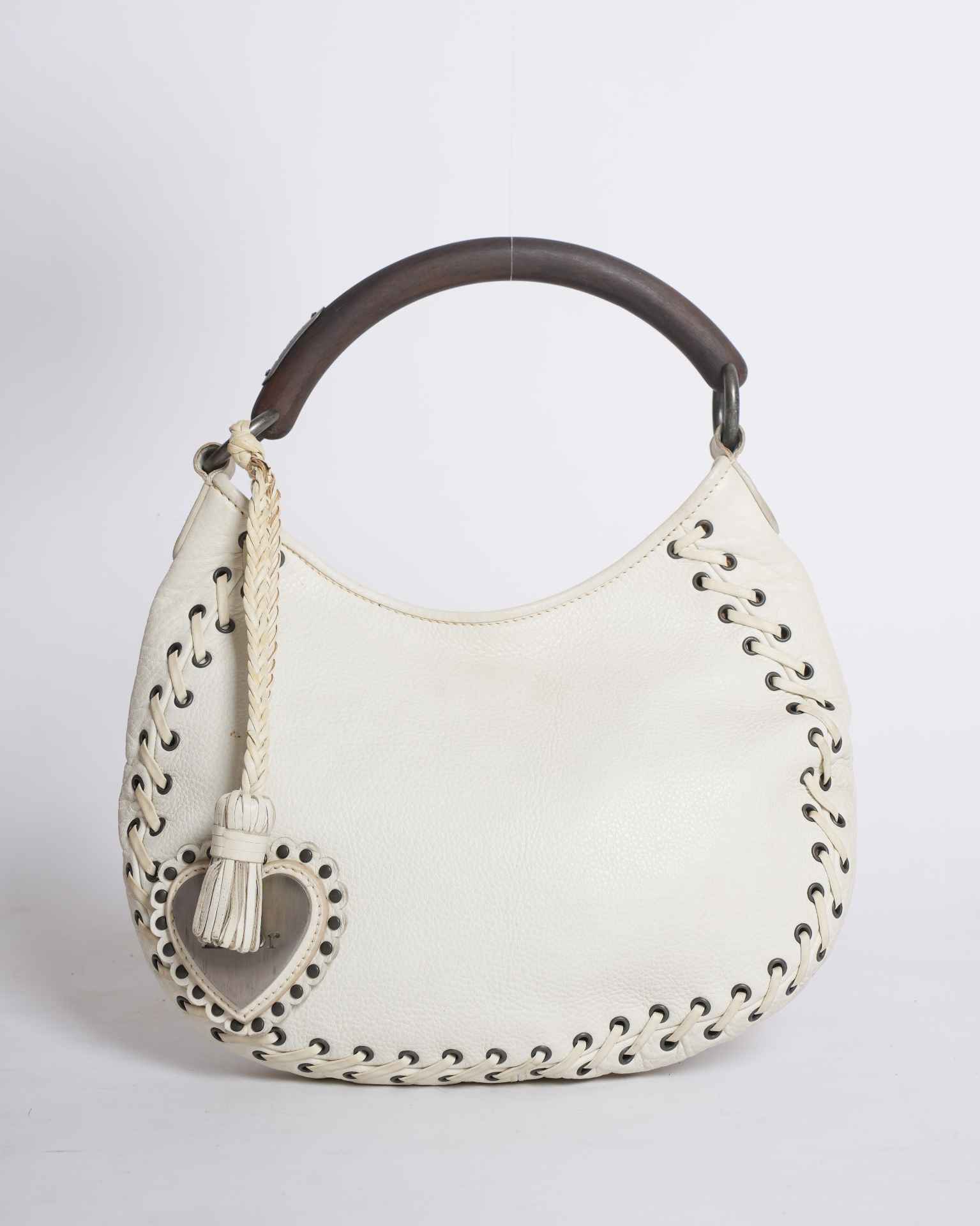 Vintage Christian Dior Leather Ethnic Hobo Bag