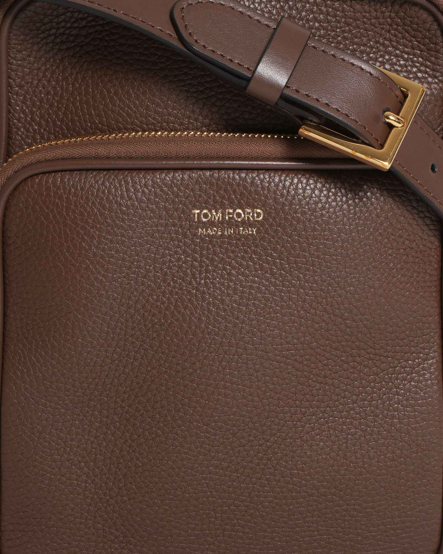 Tom Ford Leather Messenger Bag