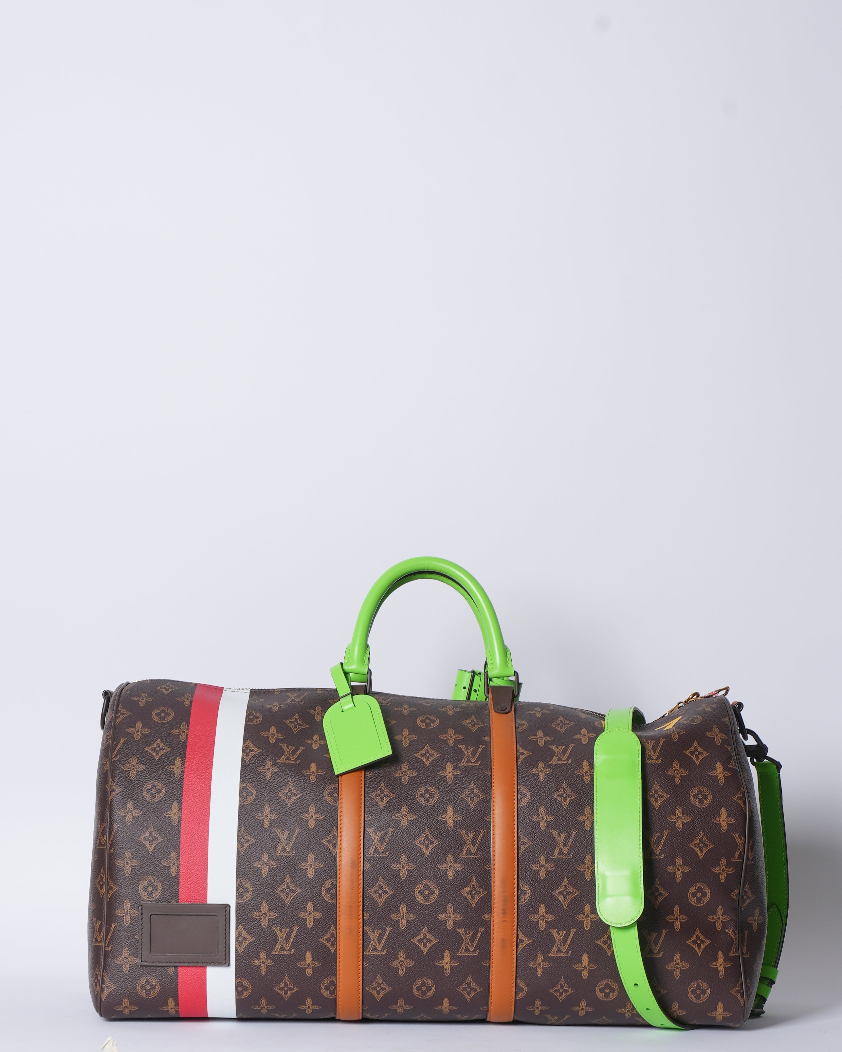 Louis vuitton Keepall 55  One Shoulder Duffle Bag In Brown