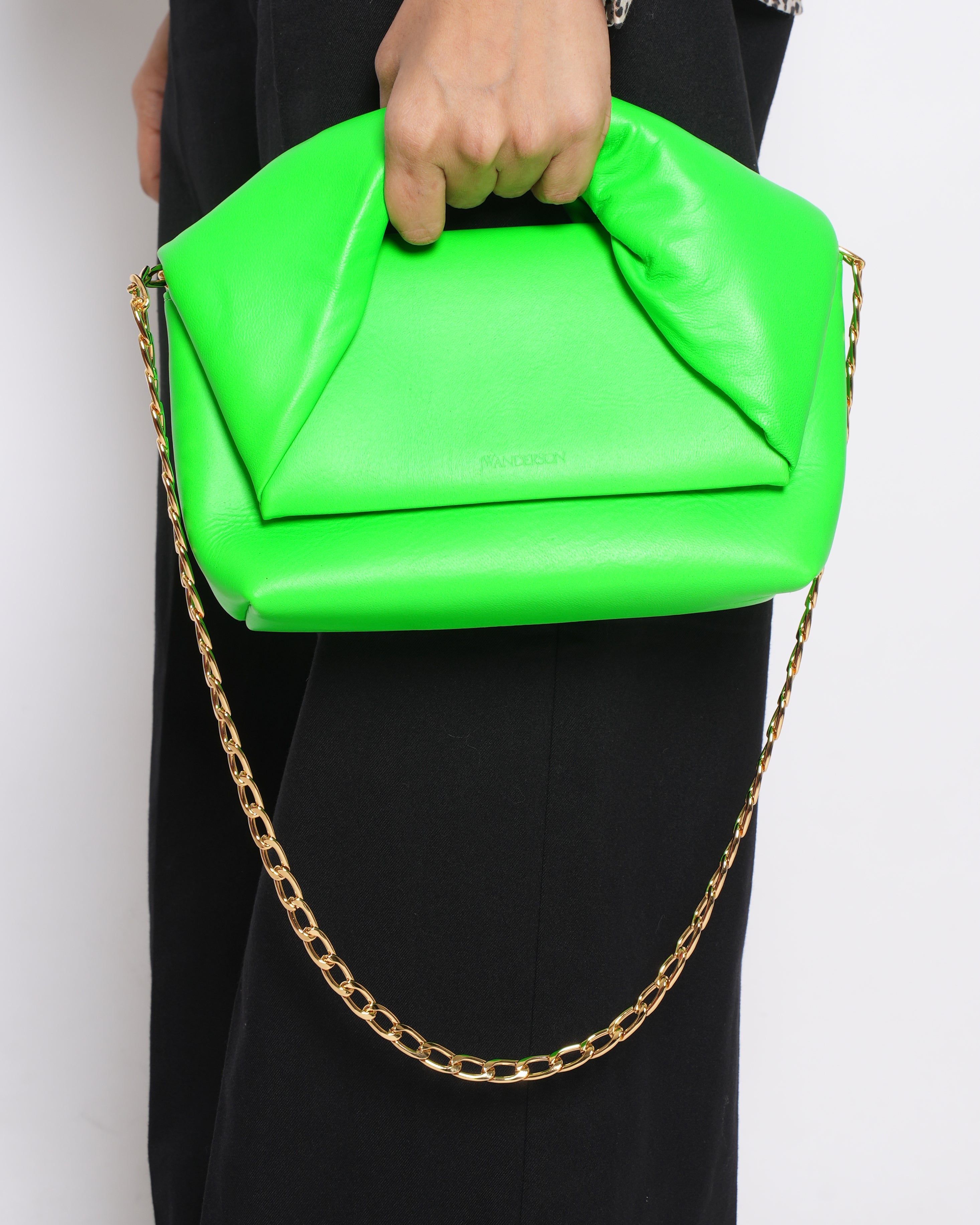 ⁠Jw Anderson Twister Mini leather SHoulder Bag