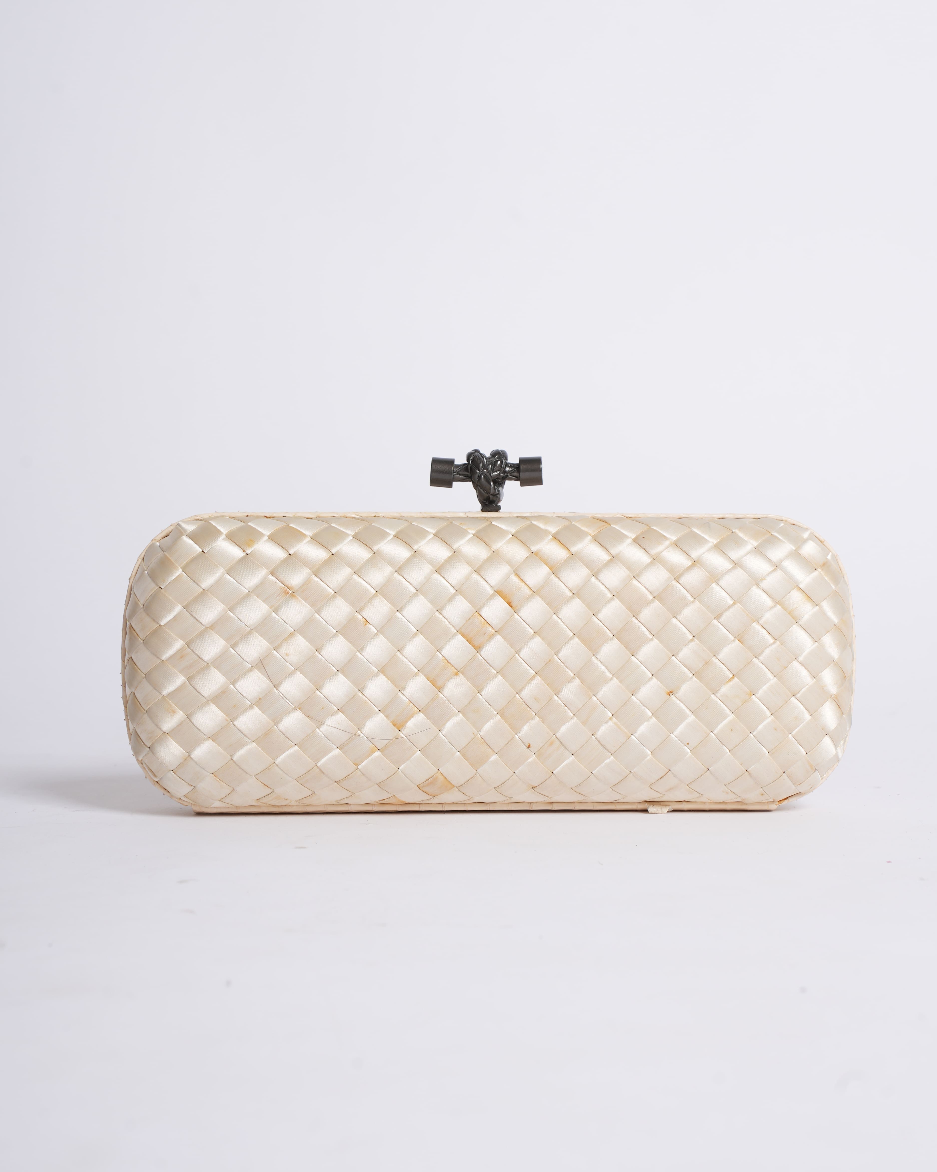 Bottega Veneta Satin Clutch
