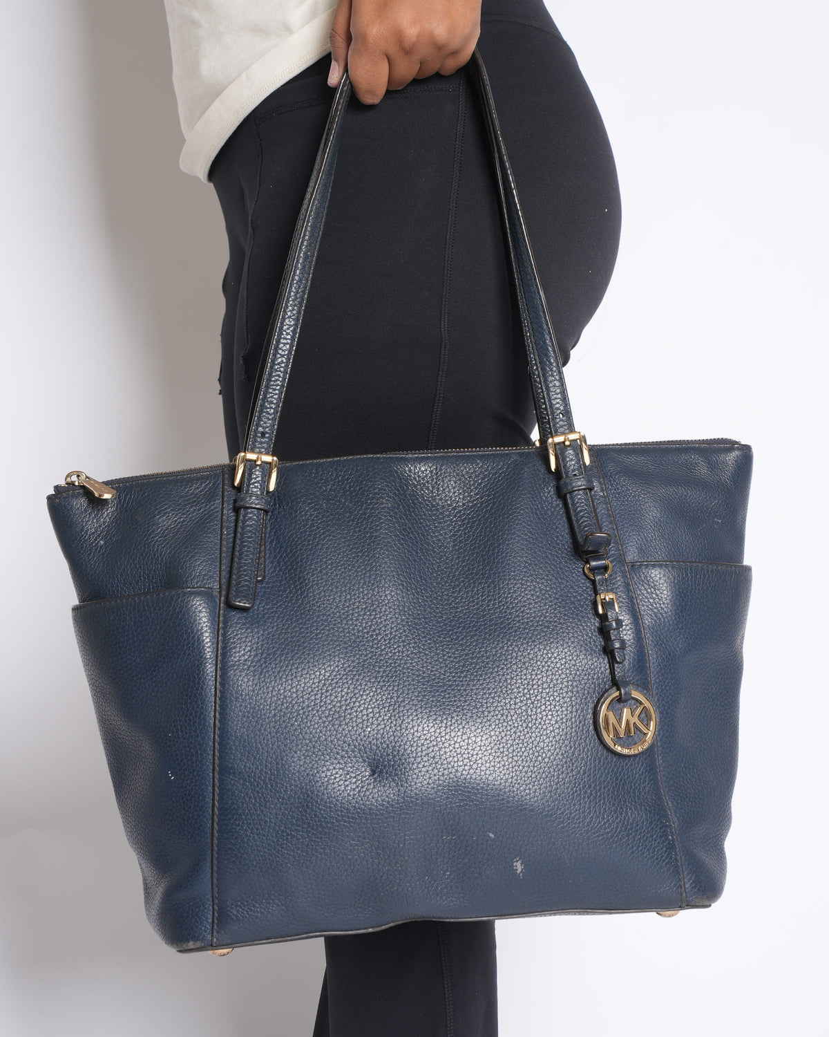 Michael Kors Blue Tote Bag