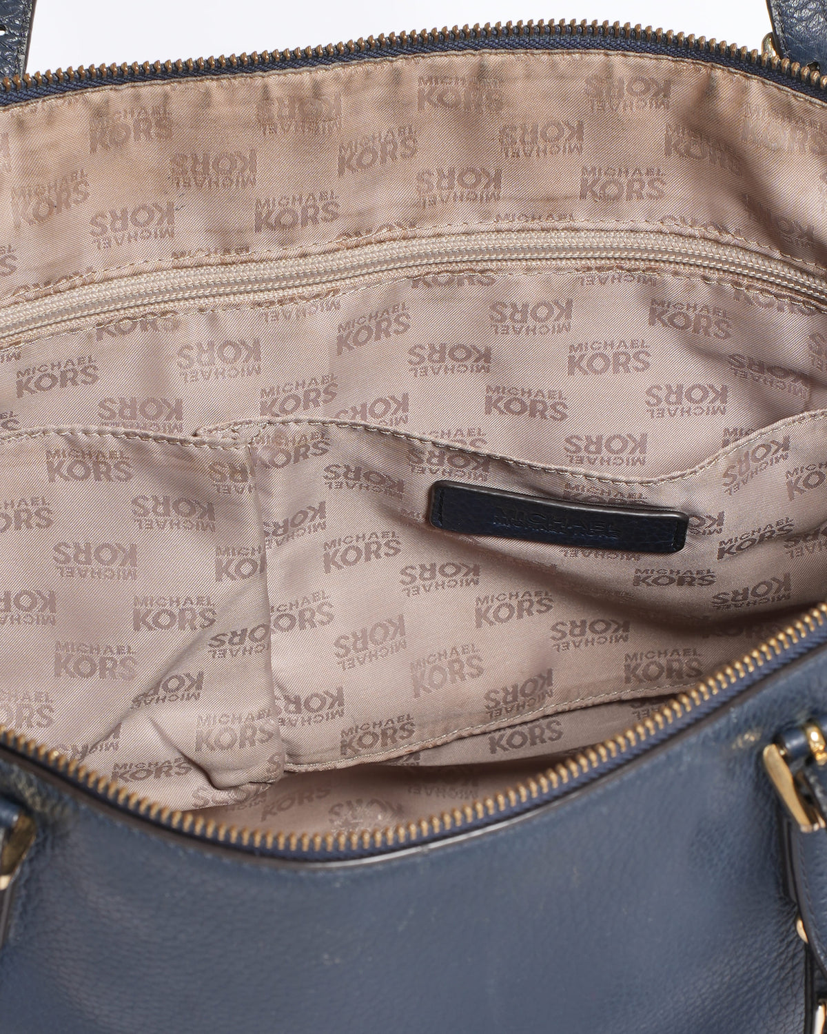 Michael Kors Blue Tote Bag