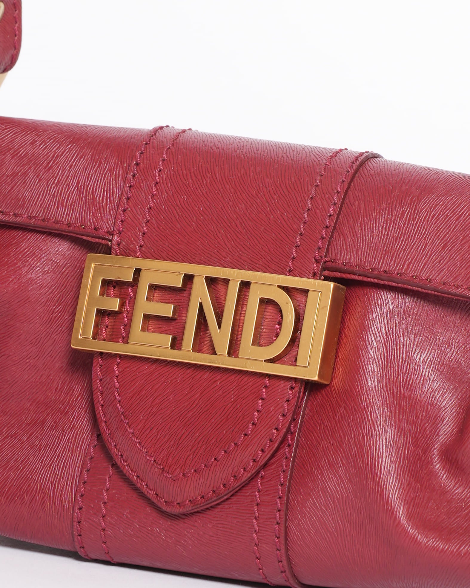 Fendi Shoulder Bag in Maroon