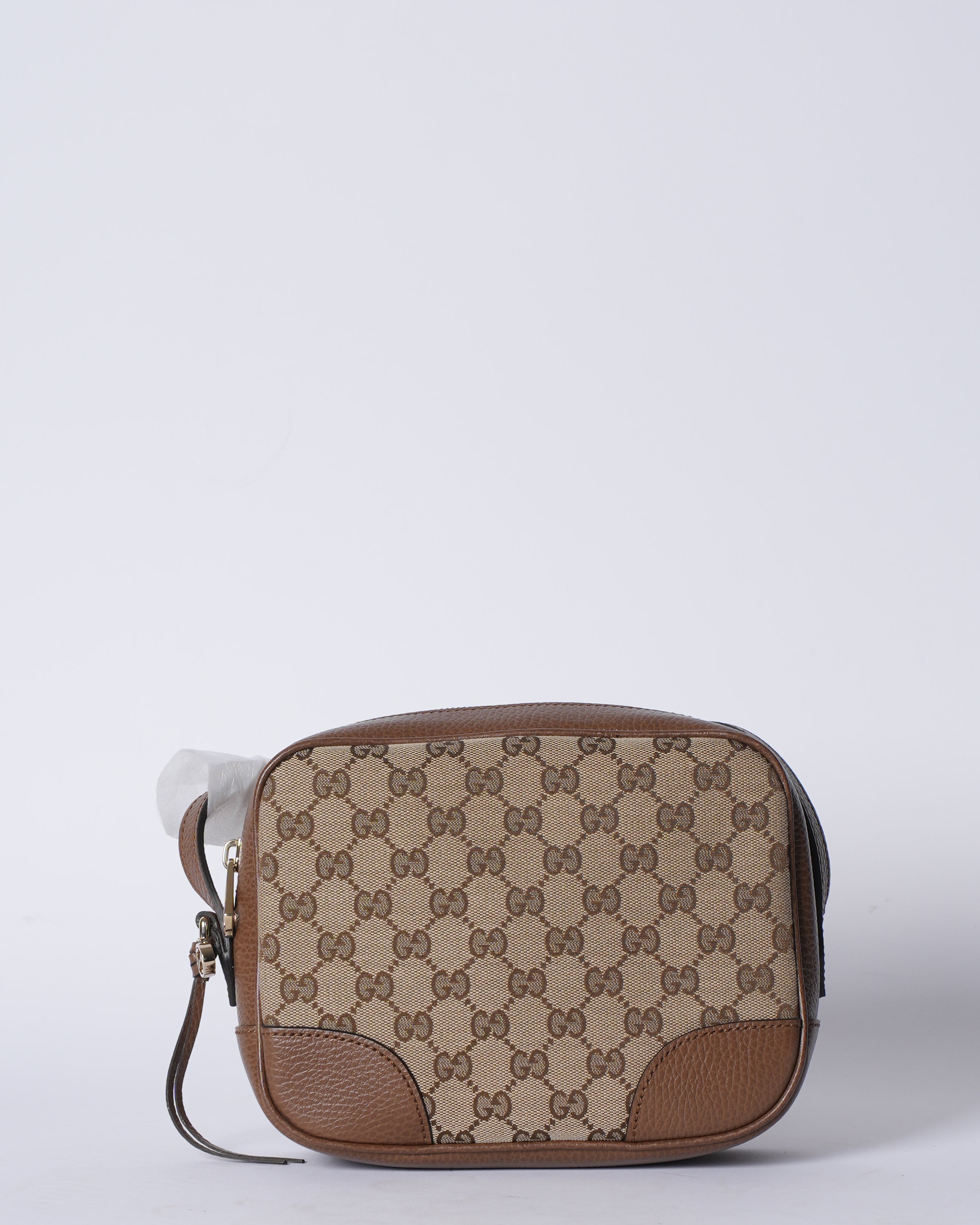 New Gucci GG Canvas Bree Crossbody Bag