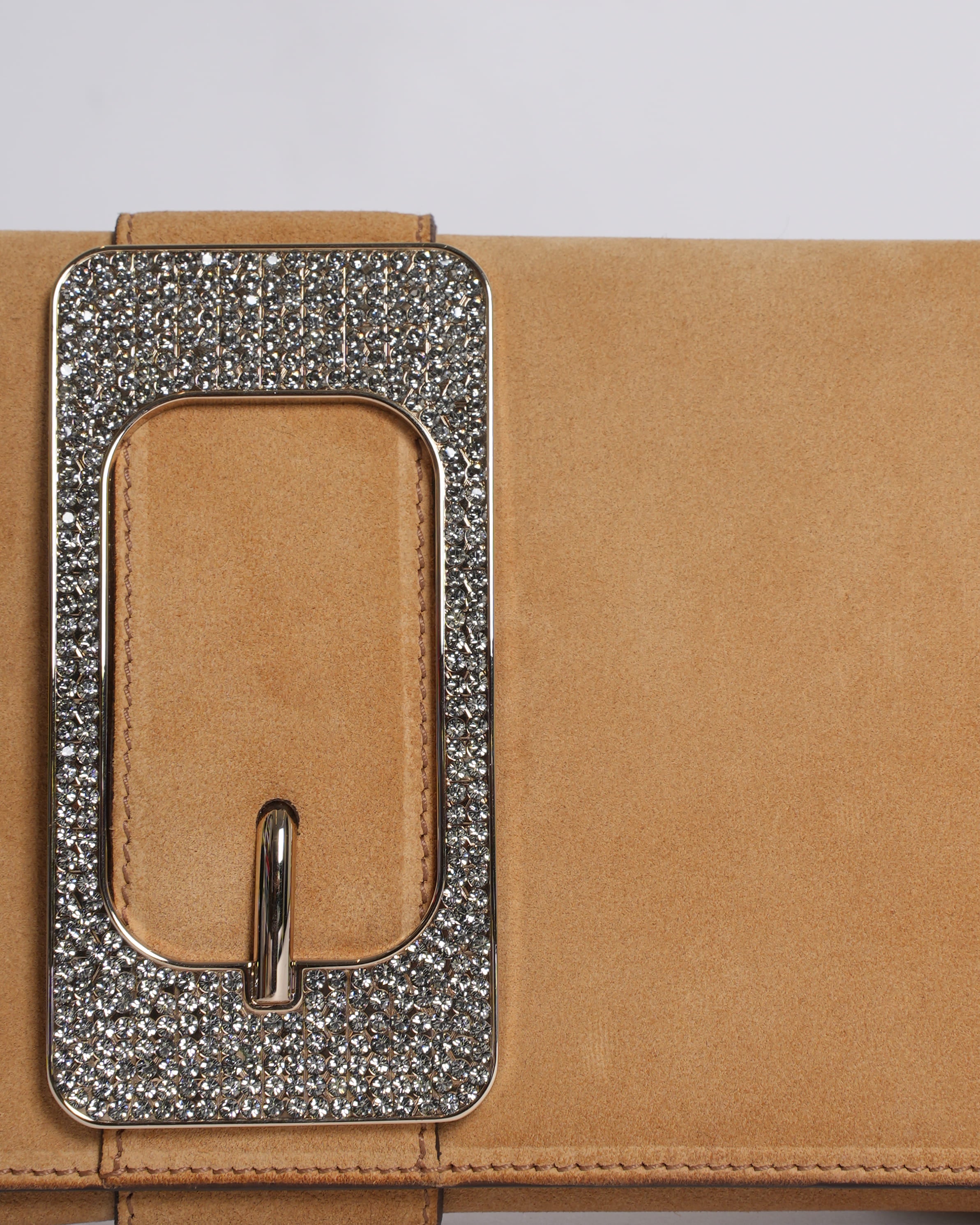 Gucci Romy Suede Clutch Bag