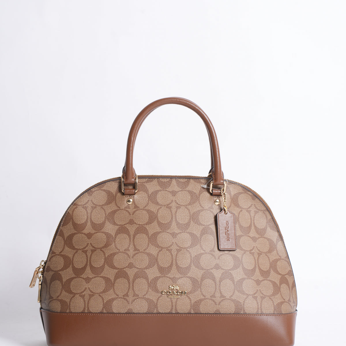 Authentic Pre-loved Coach Brown Signature Mini Sierra Satchel - My 