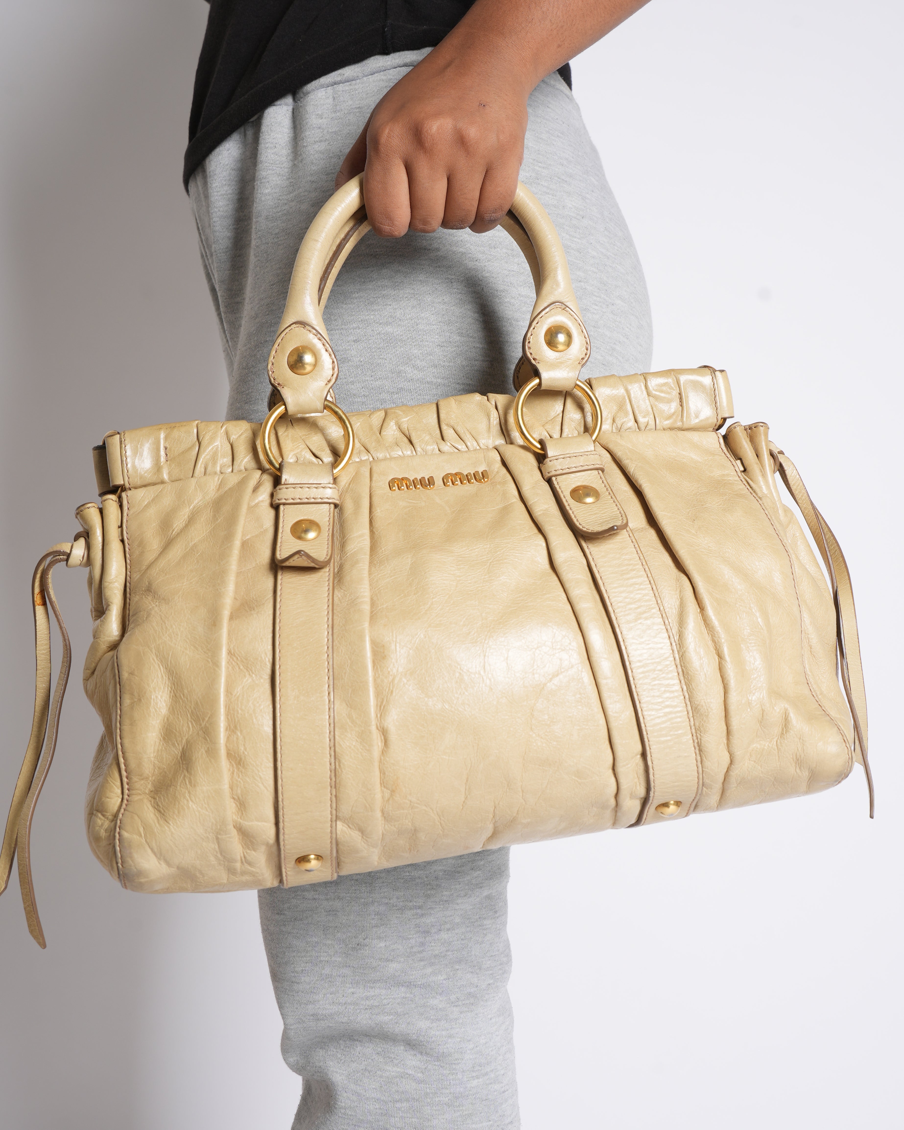 Miu Miu Quilted Shoulder Bag