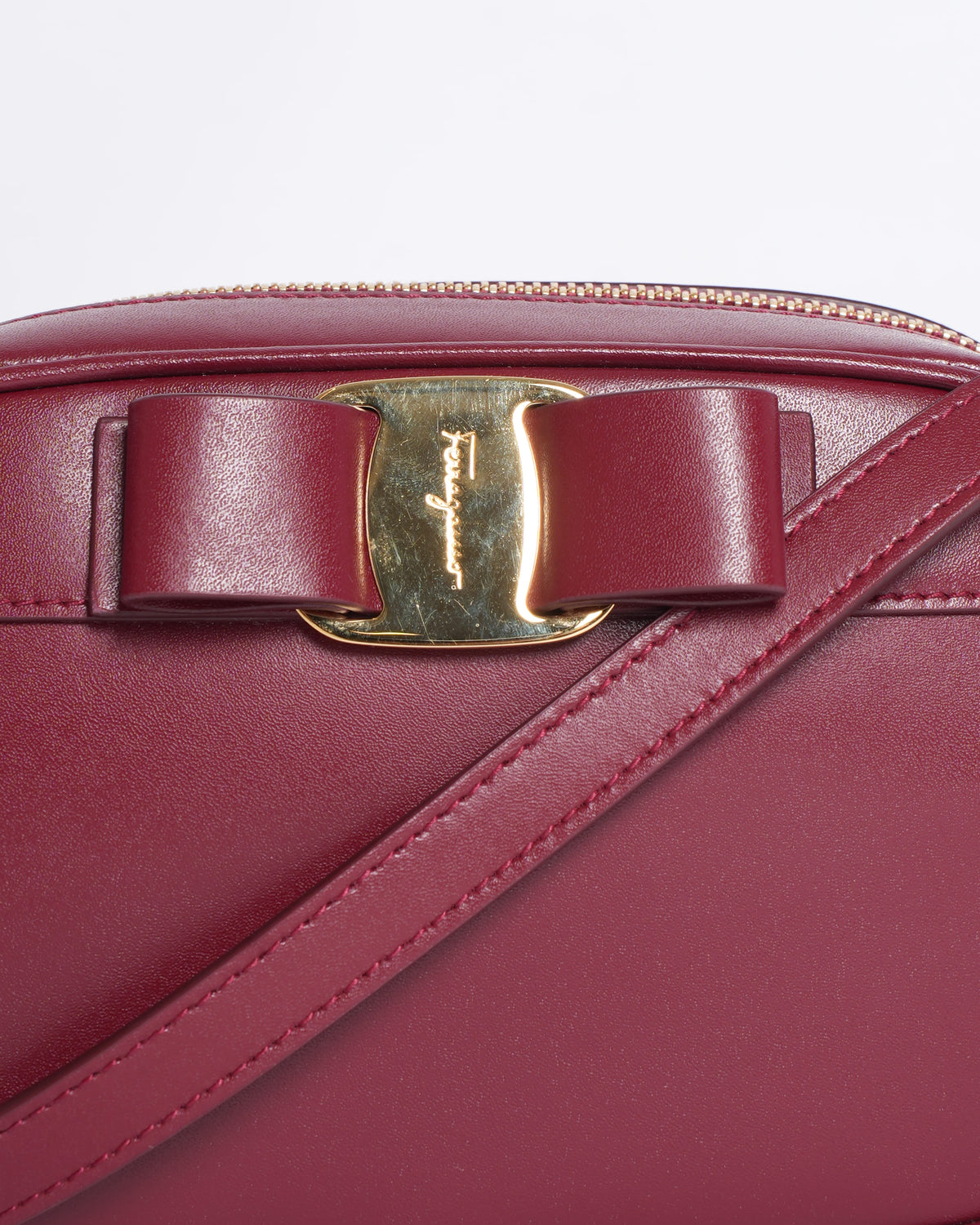 New Salvatore Ferragamo Vara Bow Camera Bag