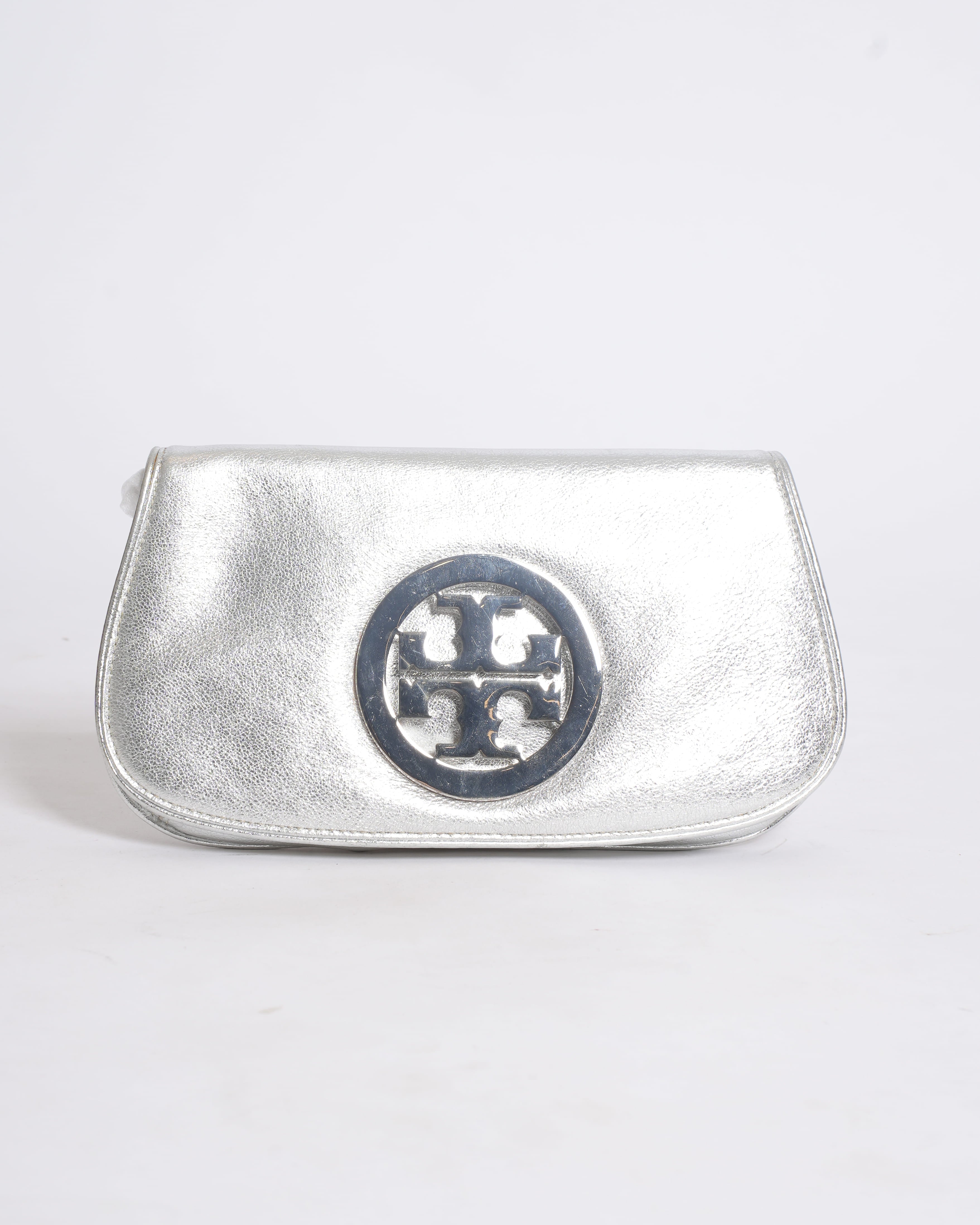 Tory Burch Silver  Crossbody Bag