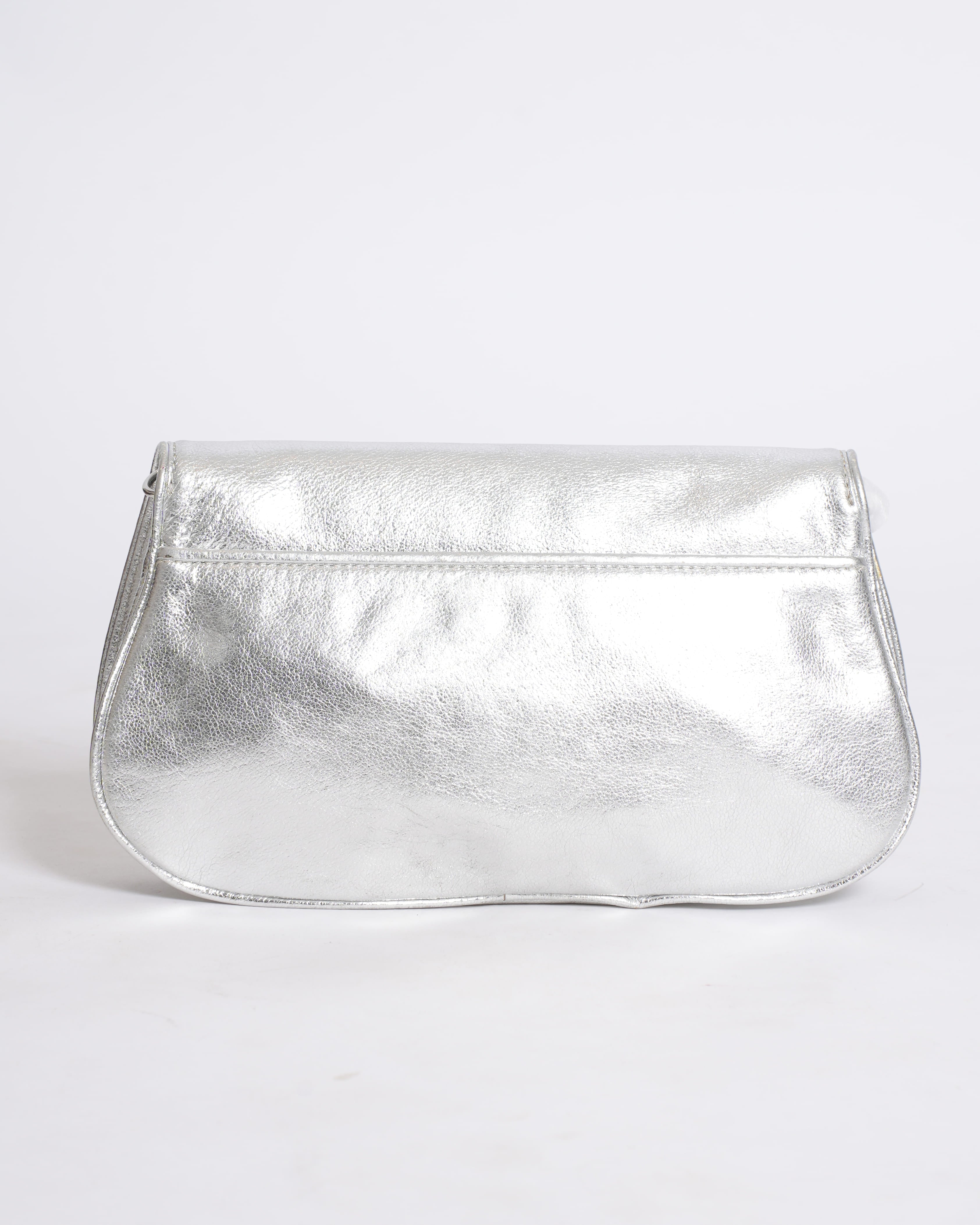 Tory Burch Silver  Crossbody Bag