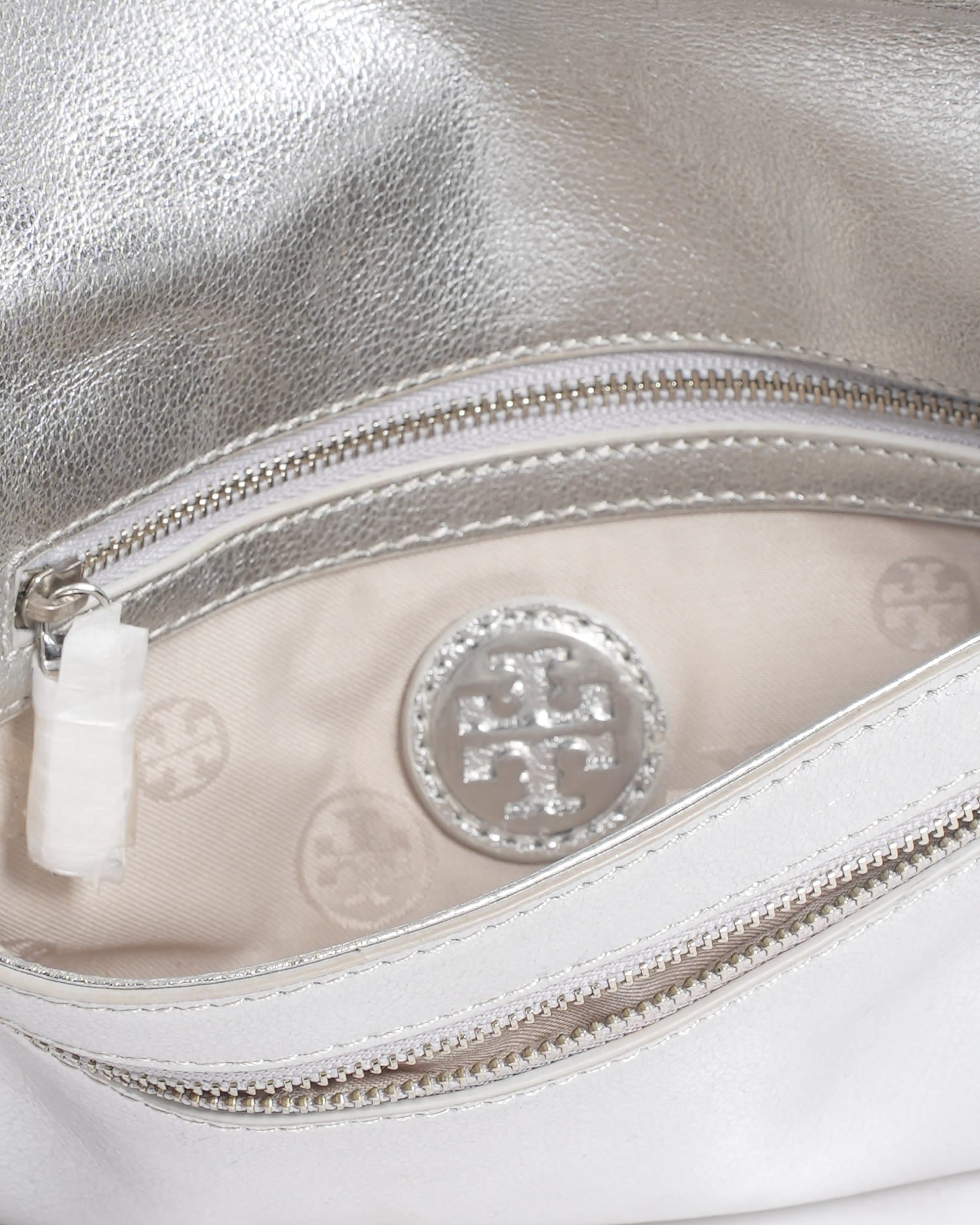 Tory Burch Silver  Crossbody Bag