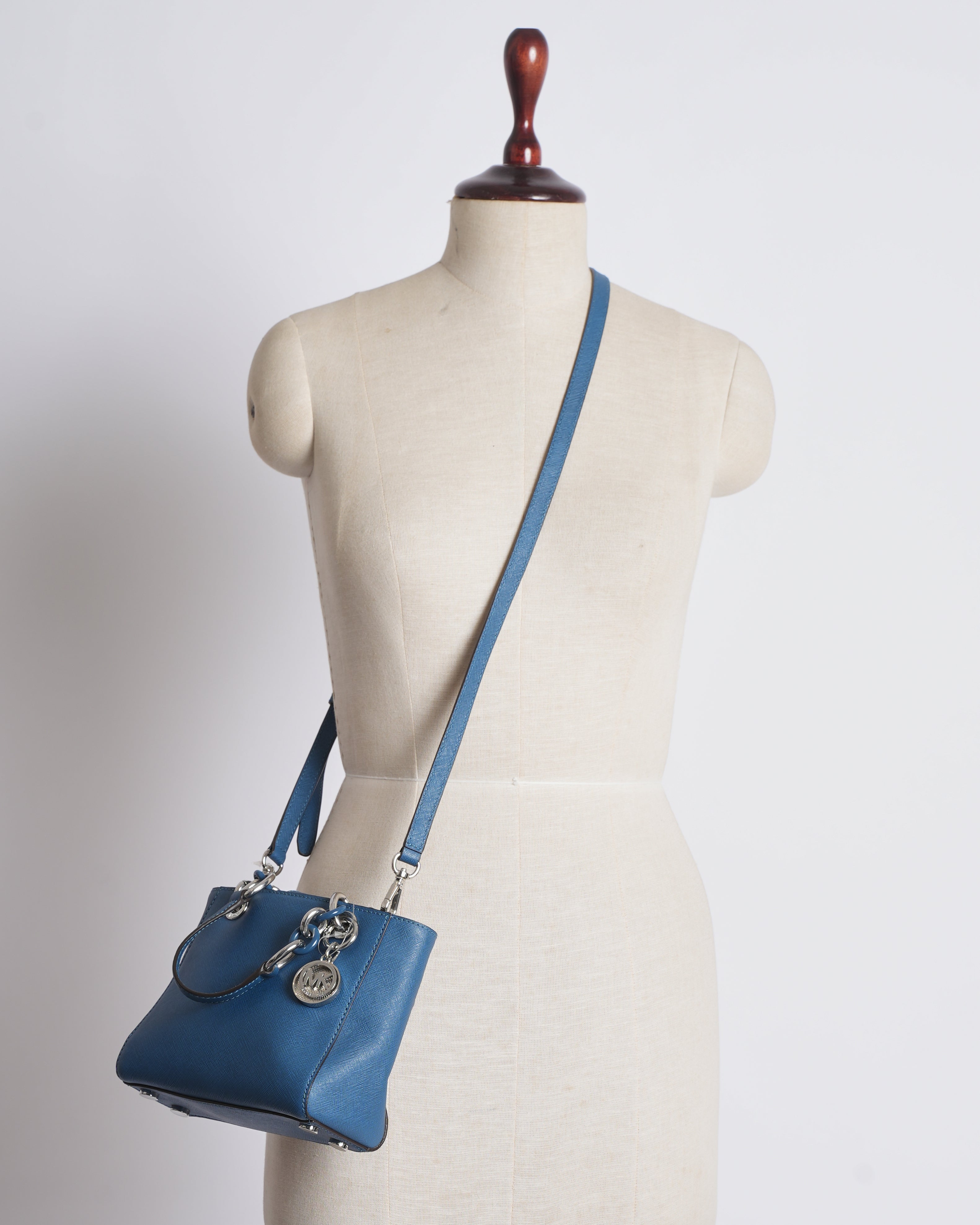 MK Blue Crossbody Bag